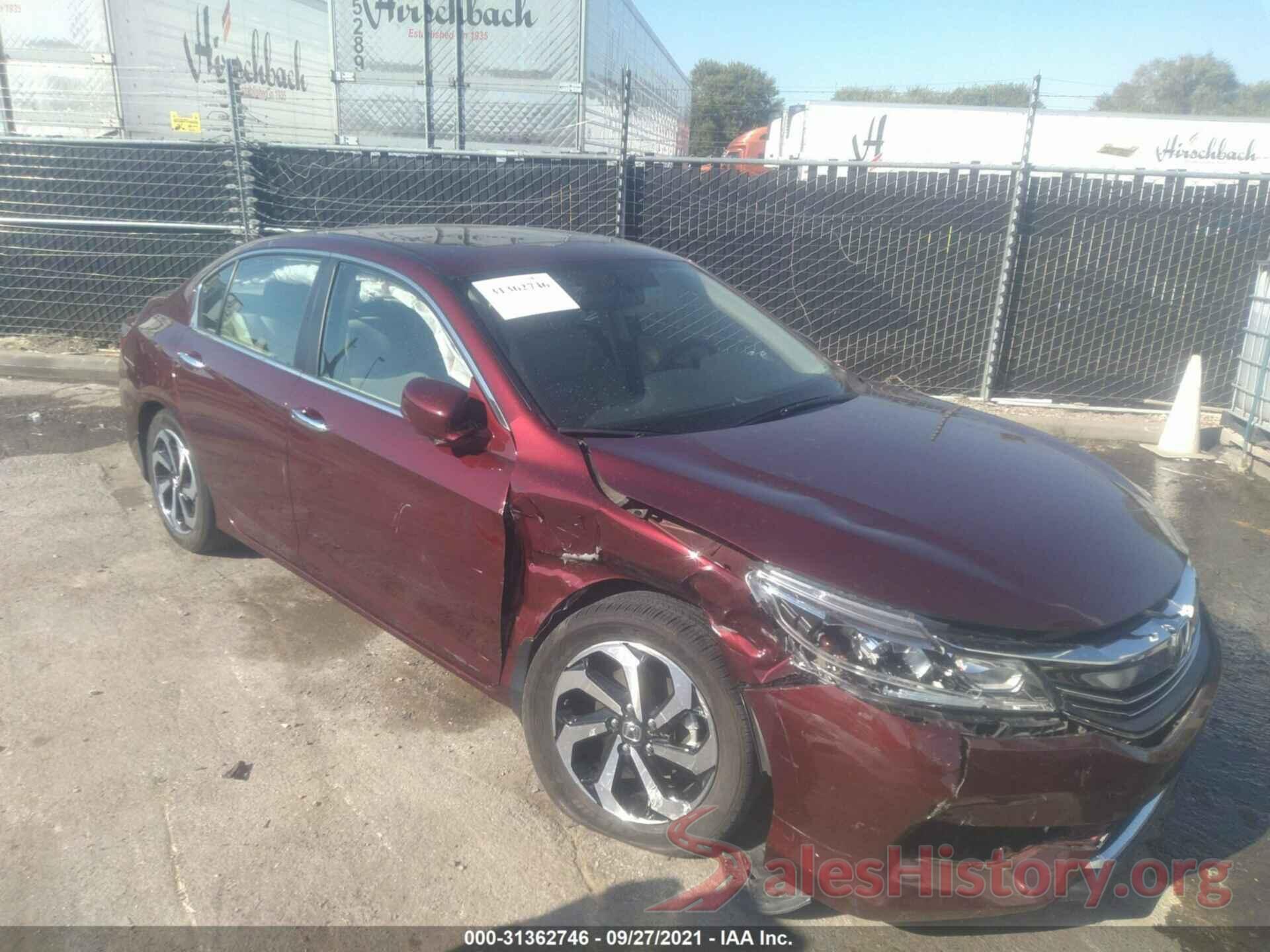 1HGCR2F89GA017705 2016 HONDA ACCORD SEDAN