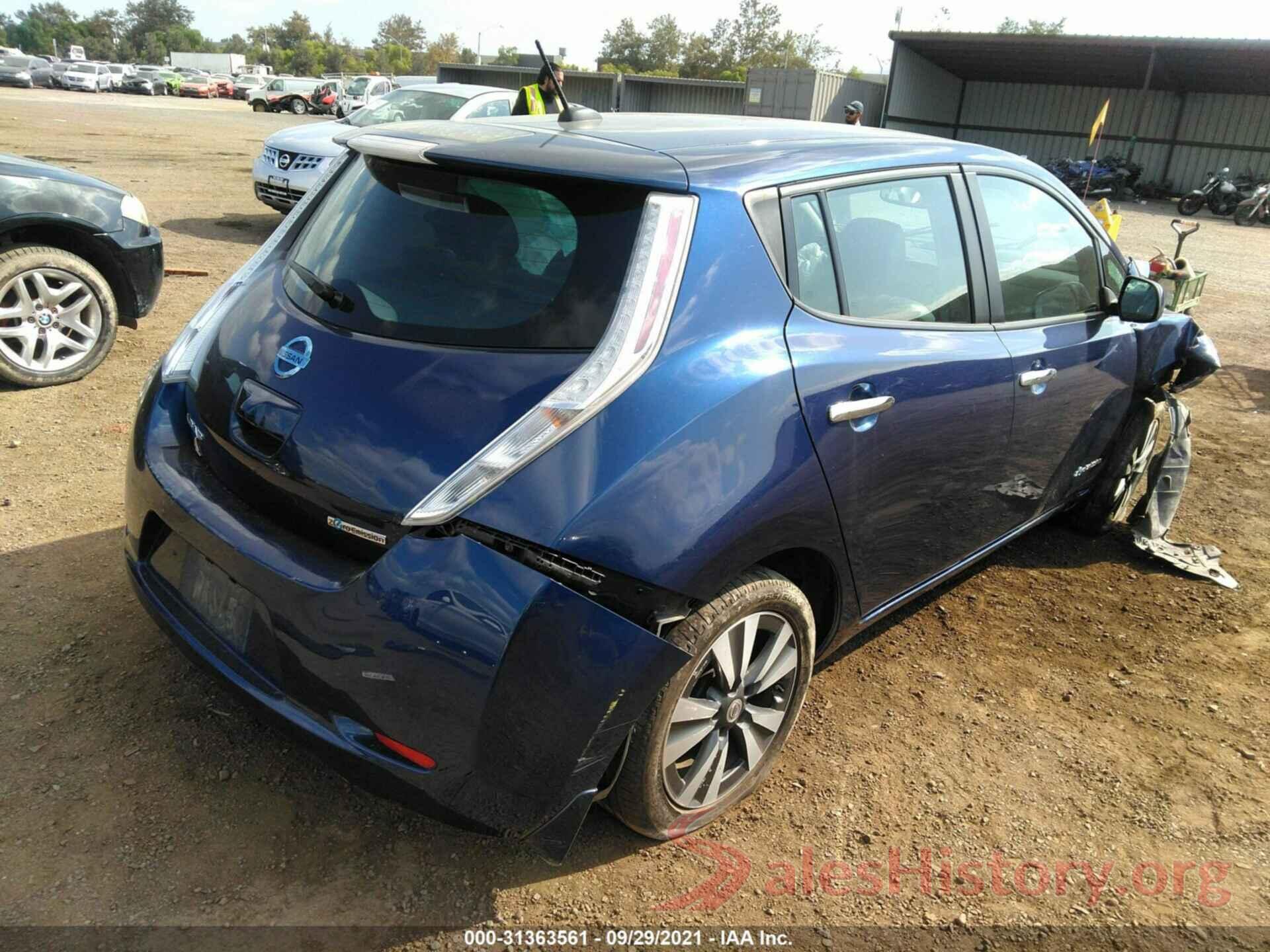 1N4BZ0CP4GC300582 2016 NISSAN LEAF