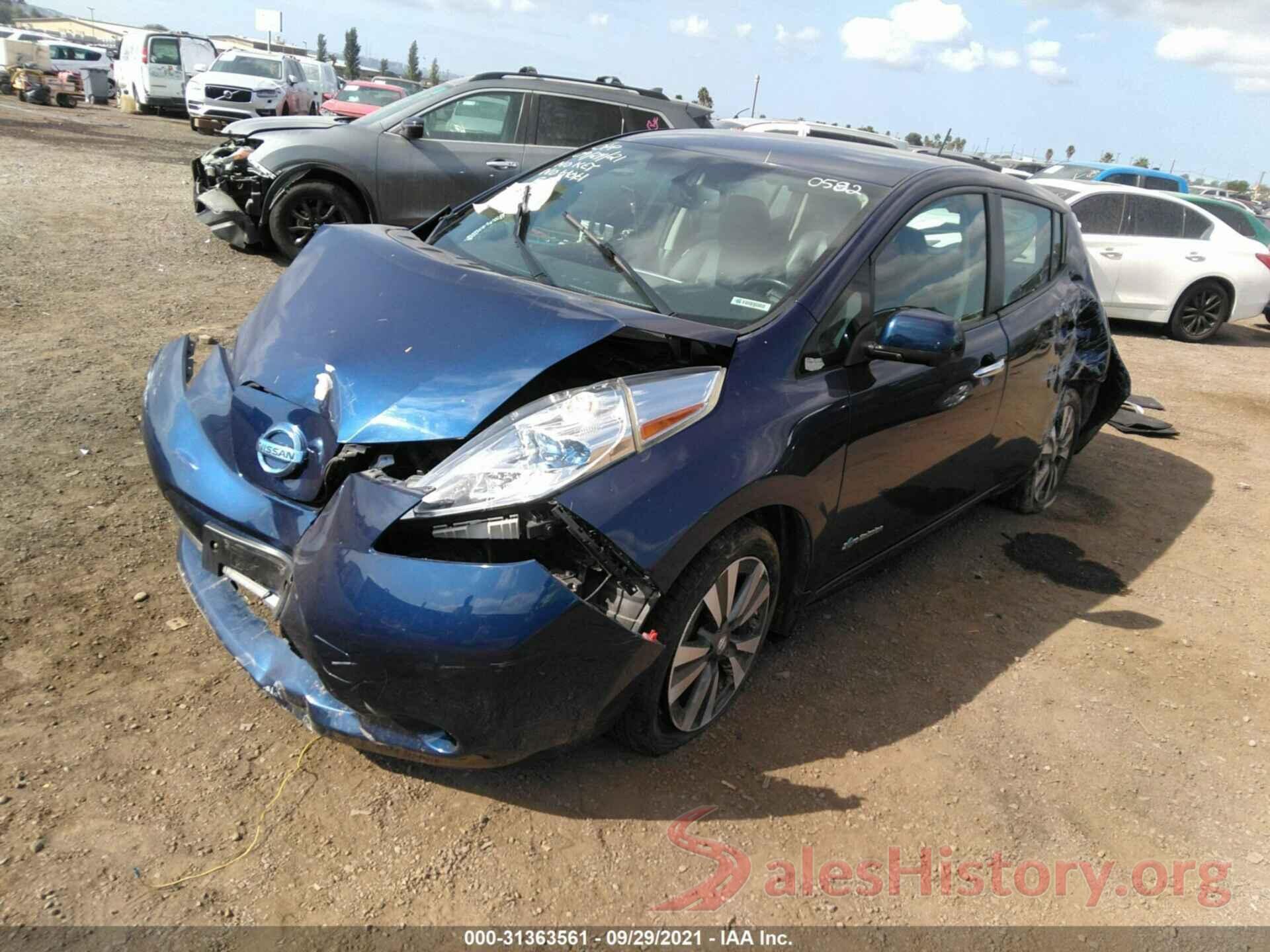 1N4BZ0CP4GC300582 2016 NISSAN LEAF