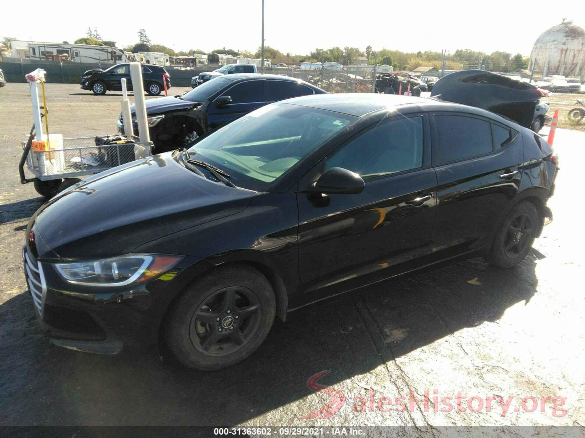 5NPD74LFXHH090602 2017 HYUNDAI ELANTRA