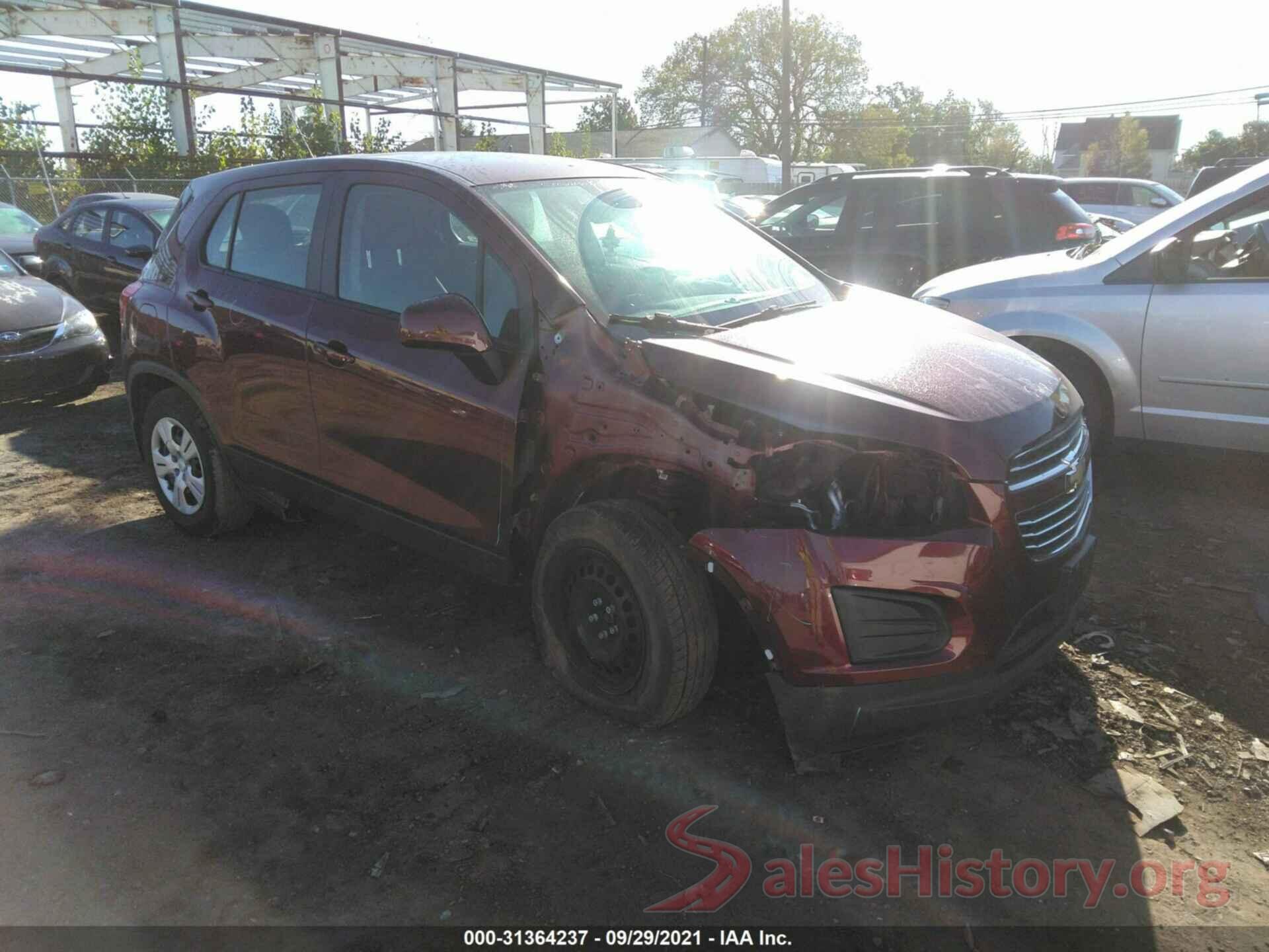 3GNCJKSB0GL257961 2016 CHEVROLET TRAX