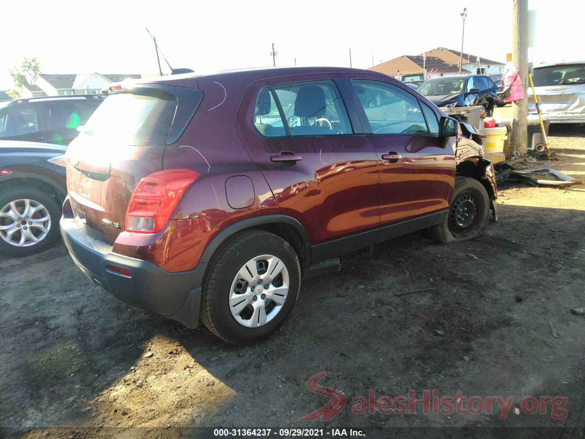 3GNCJKSB0GL257961 2016 CHEVROLET TRAX