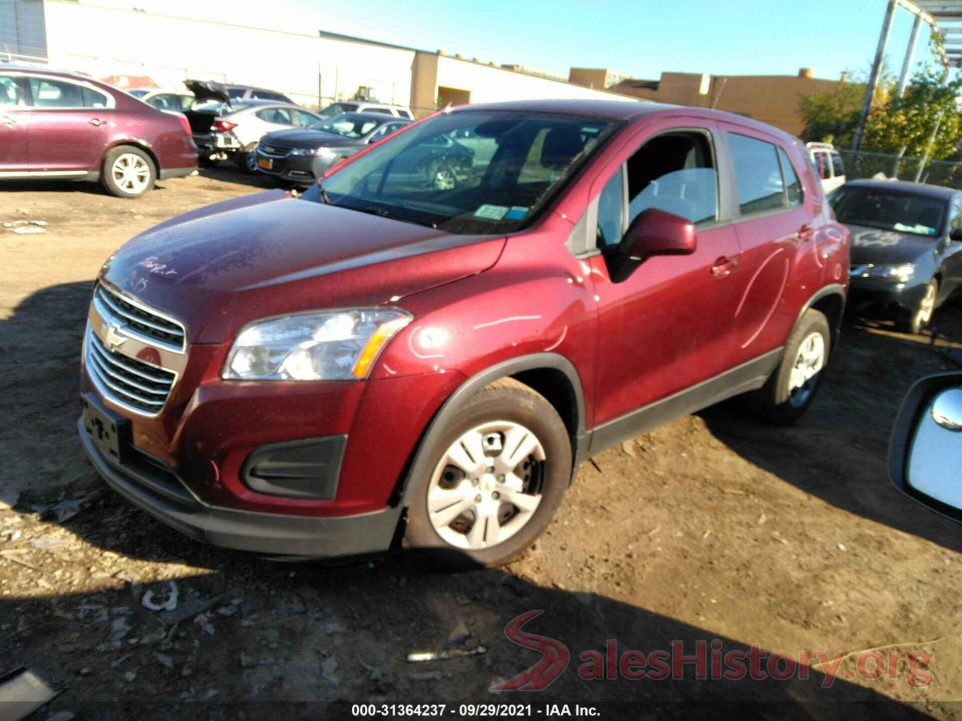 3GNCJKSB0GL257961 2016 CHEVROLET TRAX