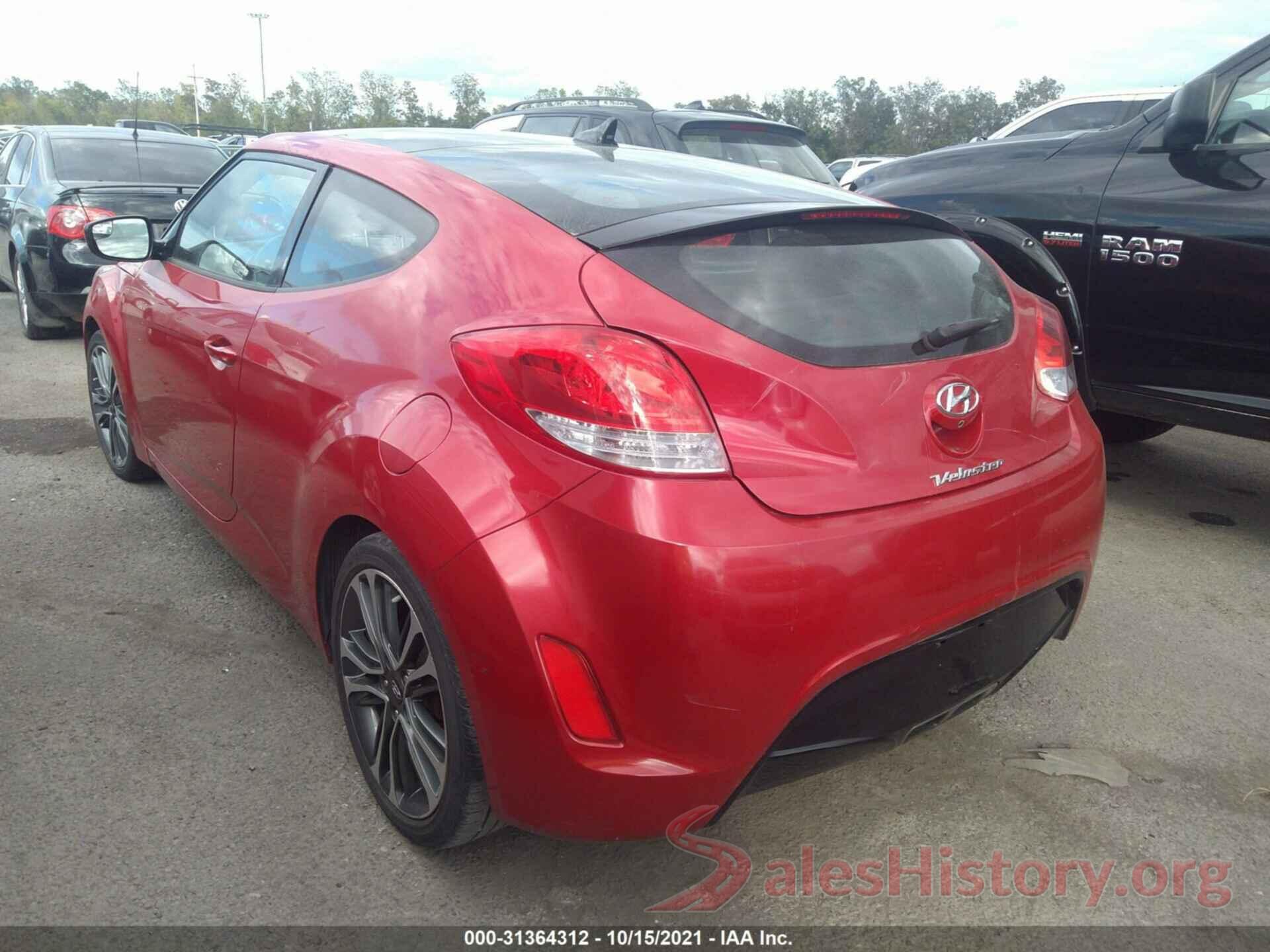 KMHTC6AD4HU309186 2017 HYUNDAI VELOSTER