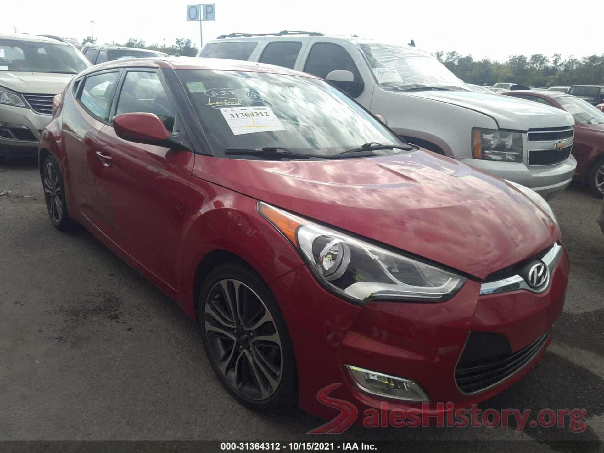 KMHTC6AD4HU309186 2017 HYUNDAI VELOSTER