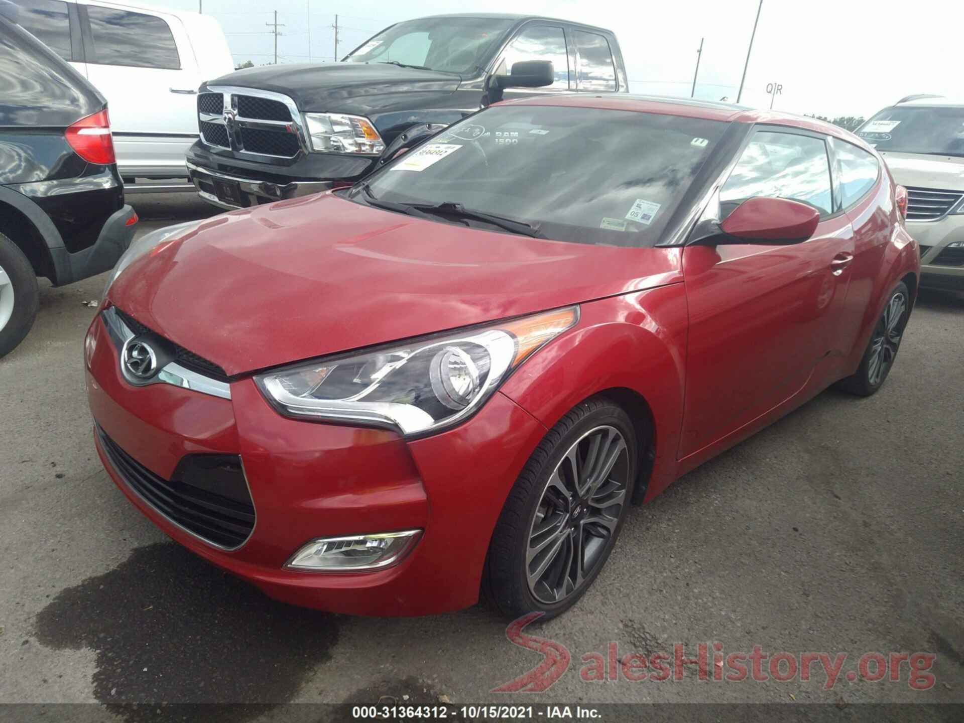 KMHTC6AD4HU309186 2017 HYUNDAI VELOSTER