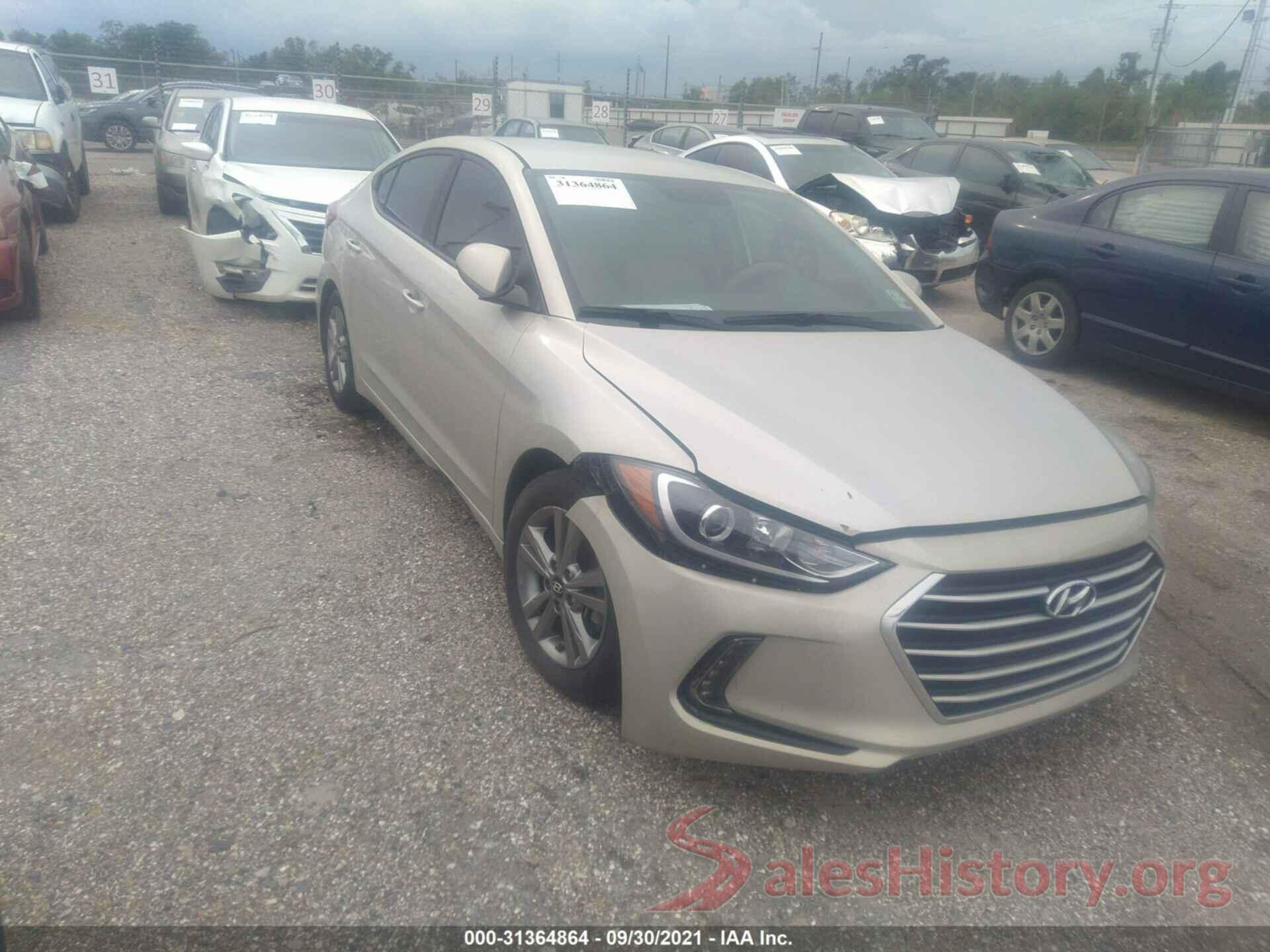 5NPD84LF7HH059983 2017 HYUNDAI ELANTRA