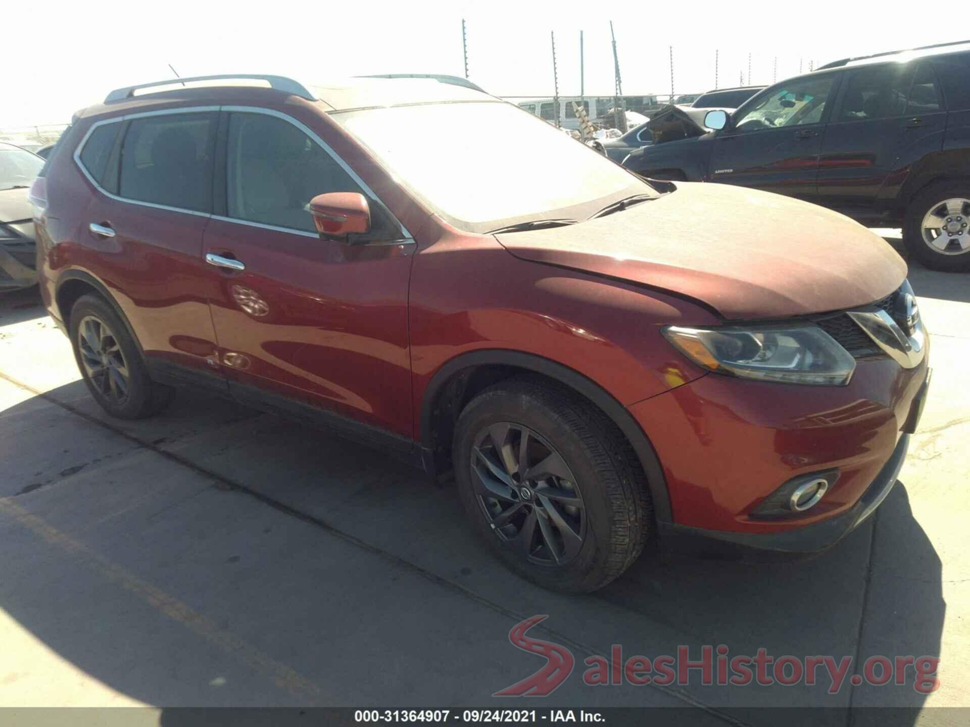 5N1AT2MV5GC850790 2016 NISSAN ROGUE