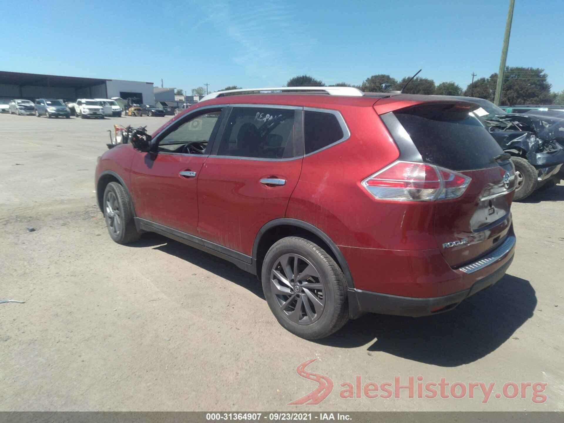 5N1AT2MV5GC850790 2016 NISSAN ROGUE