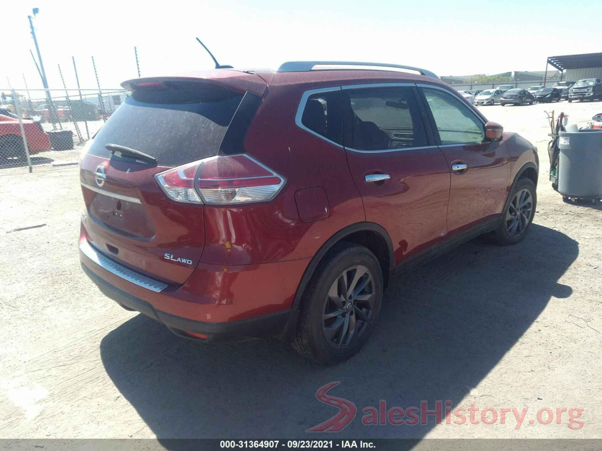 5N1AT2MV5GC850790 2016 NISSAN ROGUE