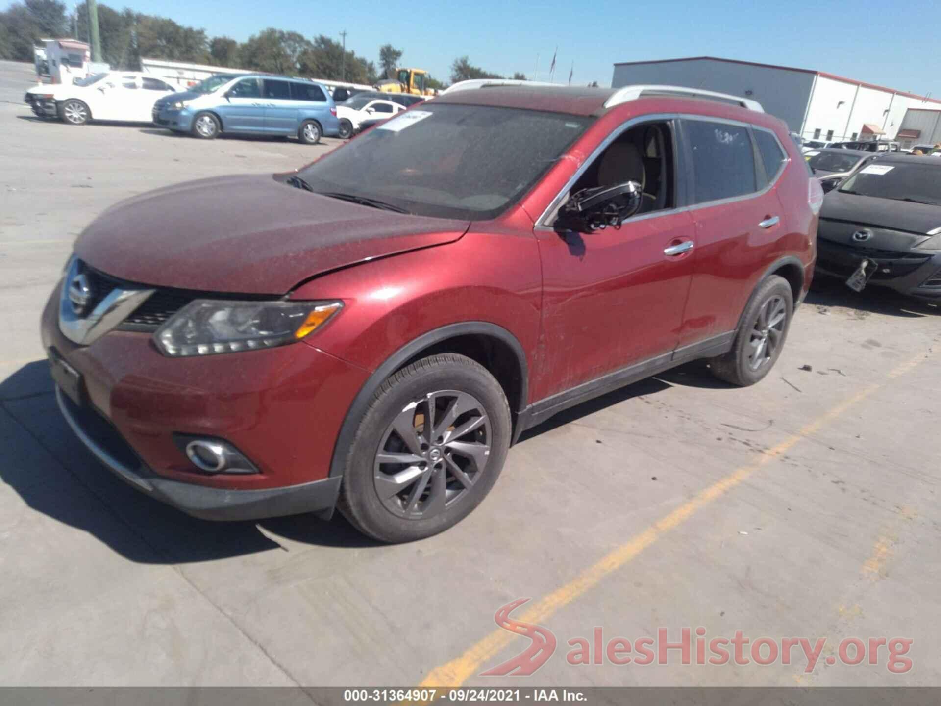 5N1AT2MV5GC850790 2016 NISSAN ROGUE