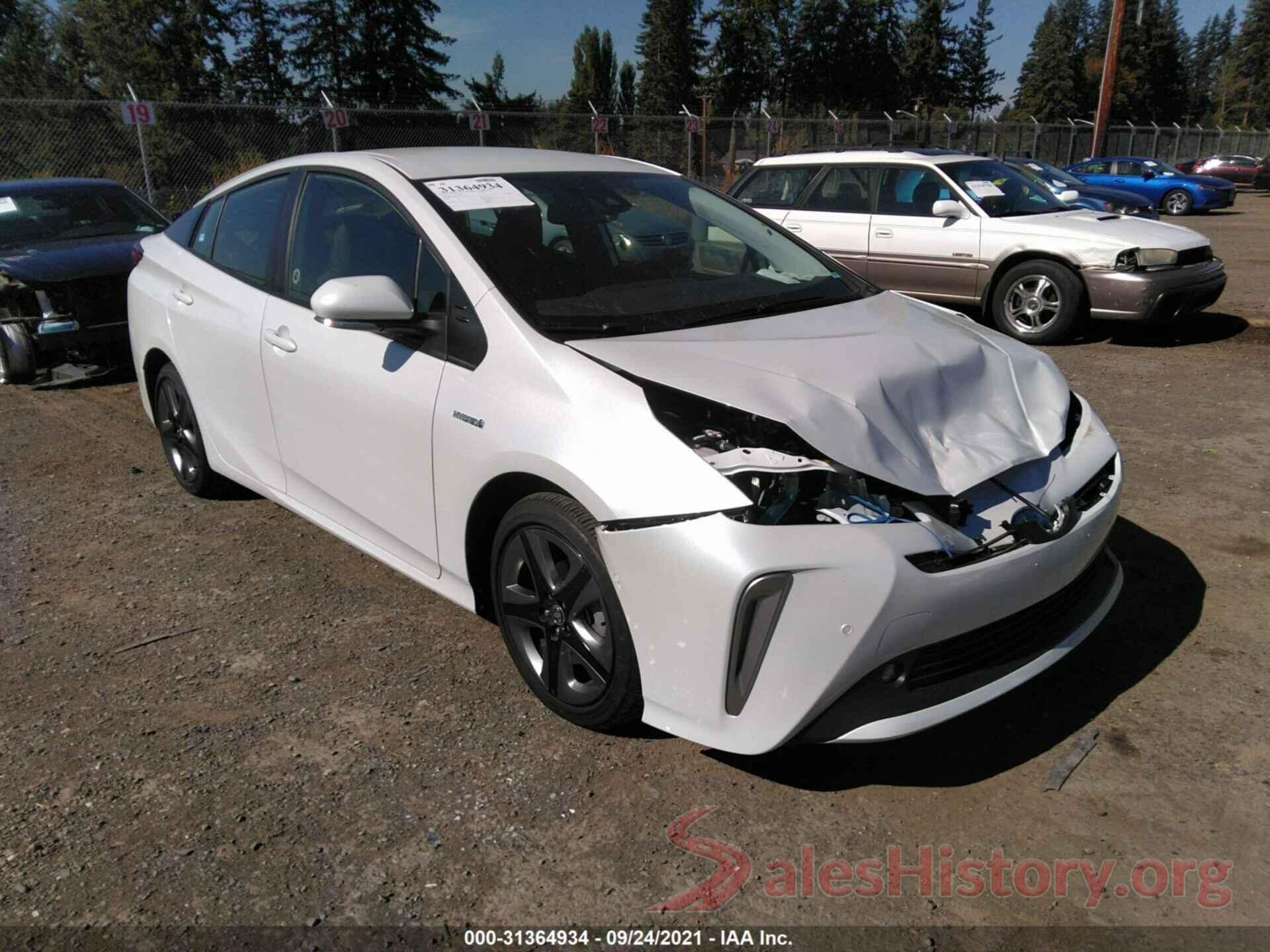 JTDKAMFUXN3154311 2022 TOYOTA PRIUS