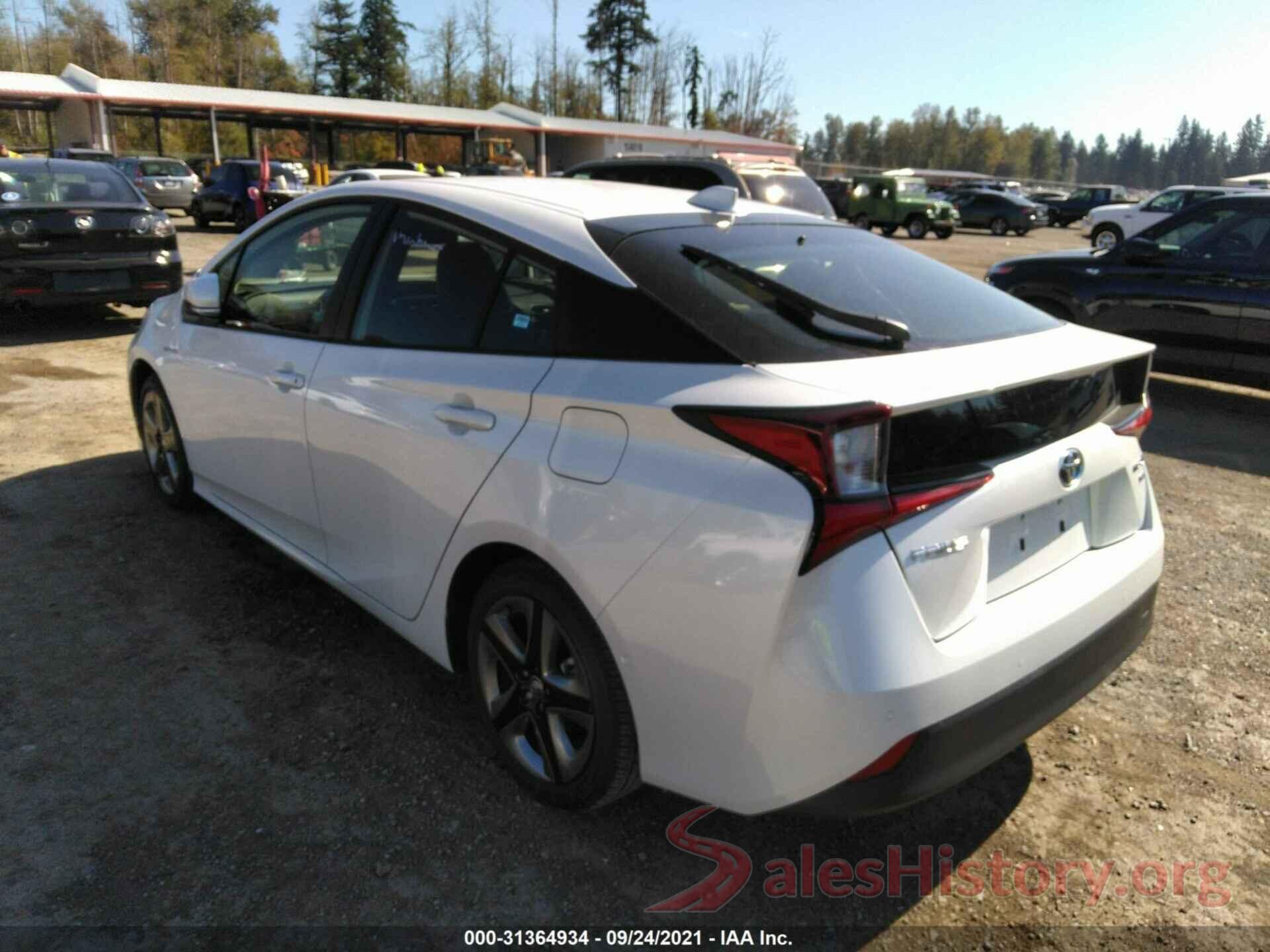 JTDKAMFUXN3154311 2022 TOYOTA PRIUS