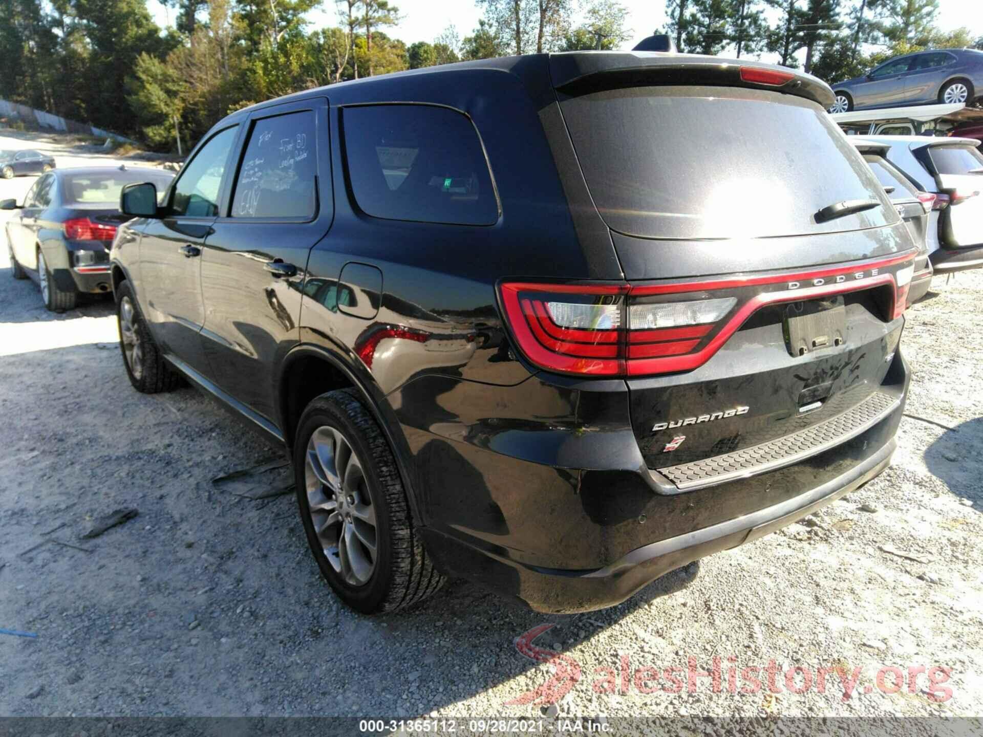 1C4RDJDG2LC260363 2020 DODGE DURANGO