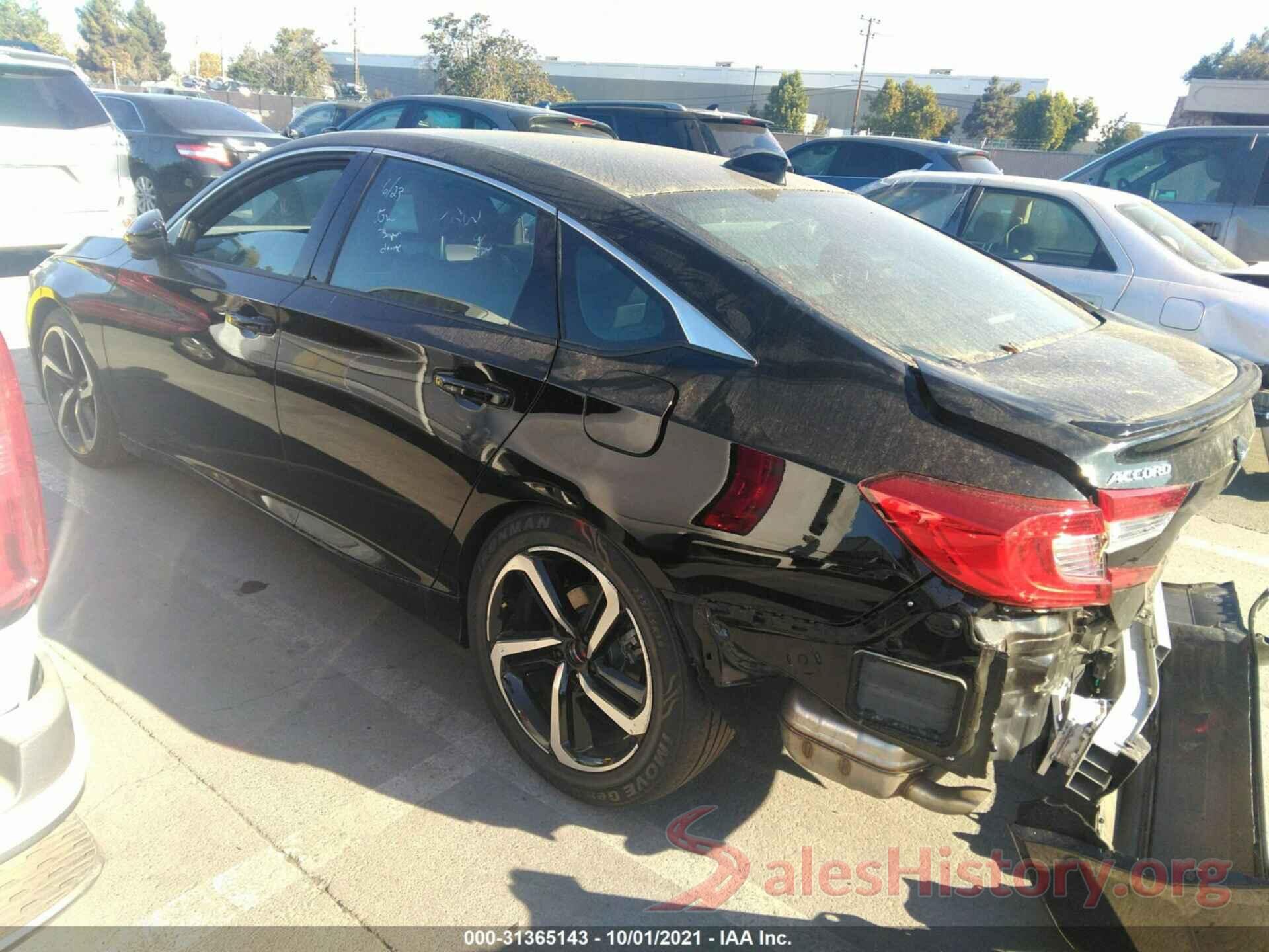 1HGCV1F39MA070457 2021 HONDA ACCORD SEDAN