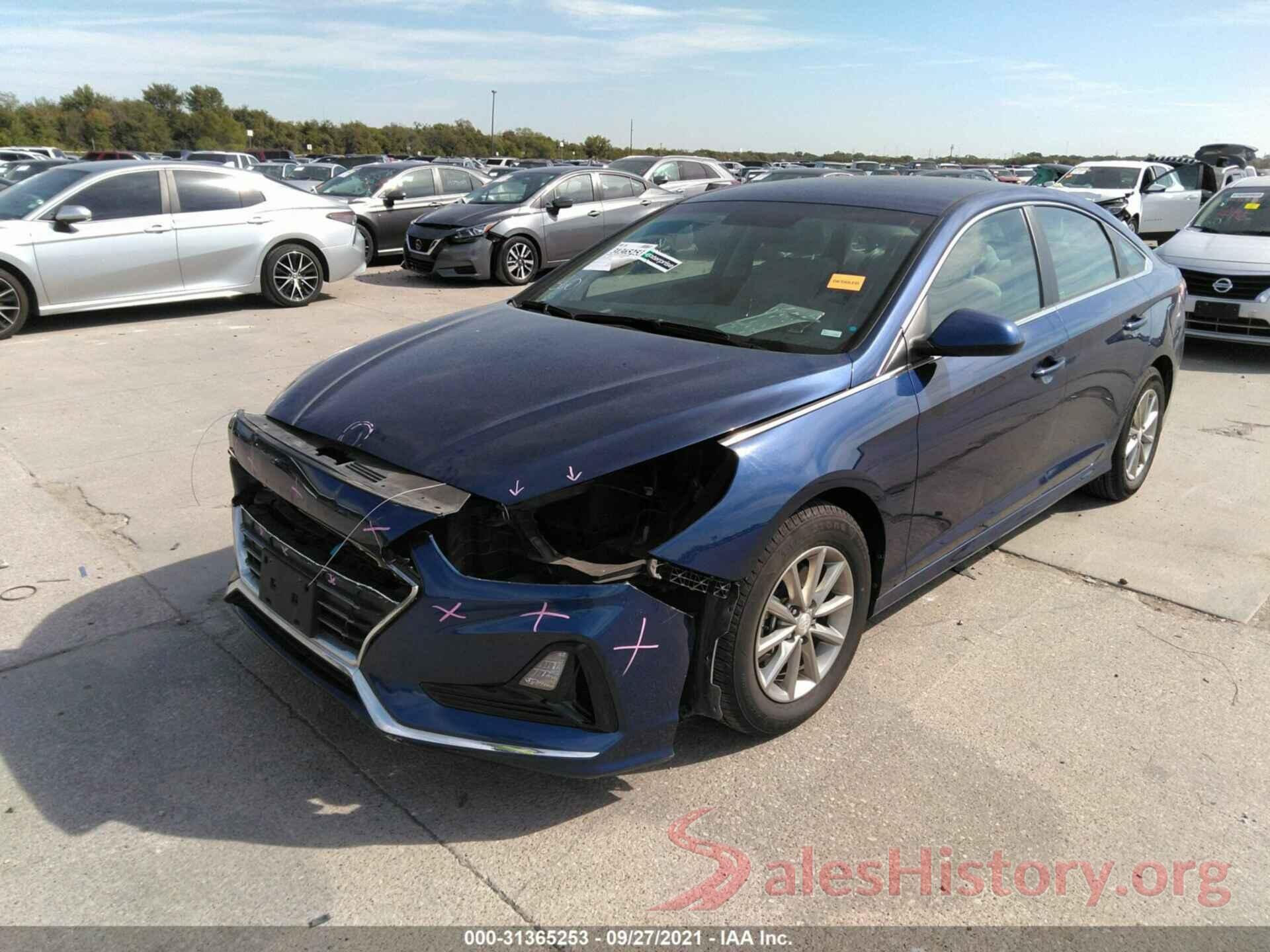 5NPE24AF6KH785348 2019 HYUNDAI SONATA