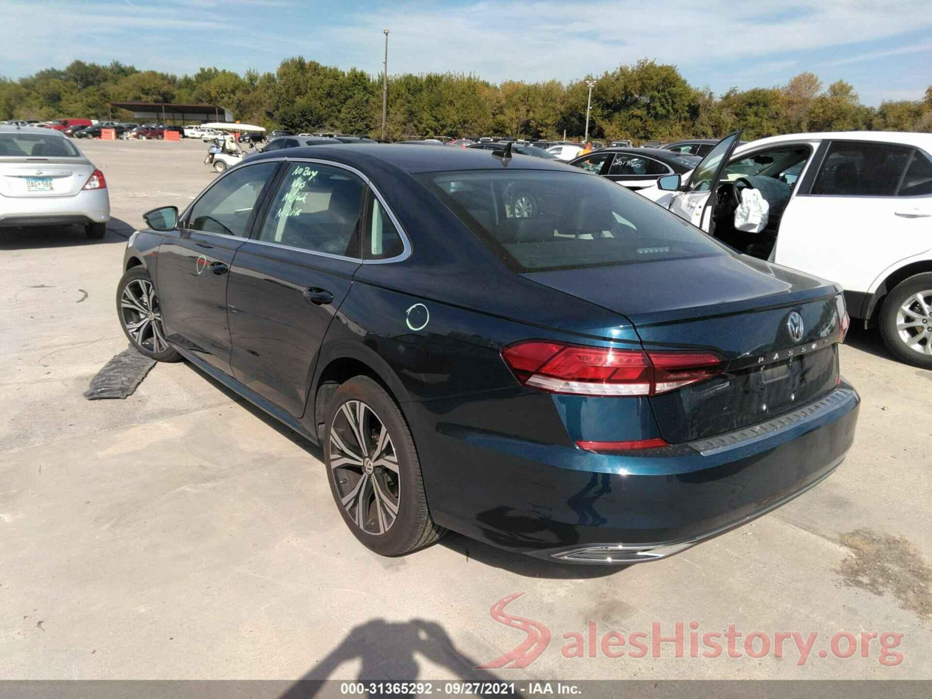 1VWSA7A36MC006345 2021 VOLKSWAGEN PASSAT