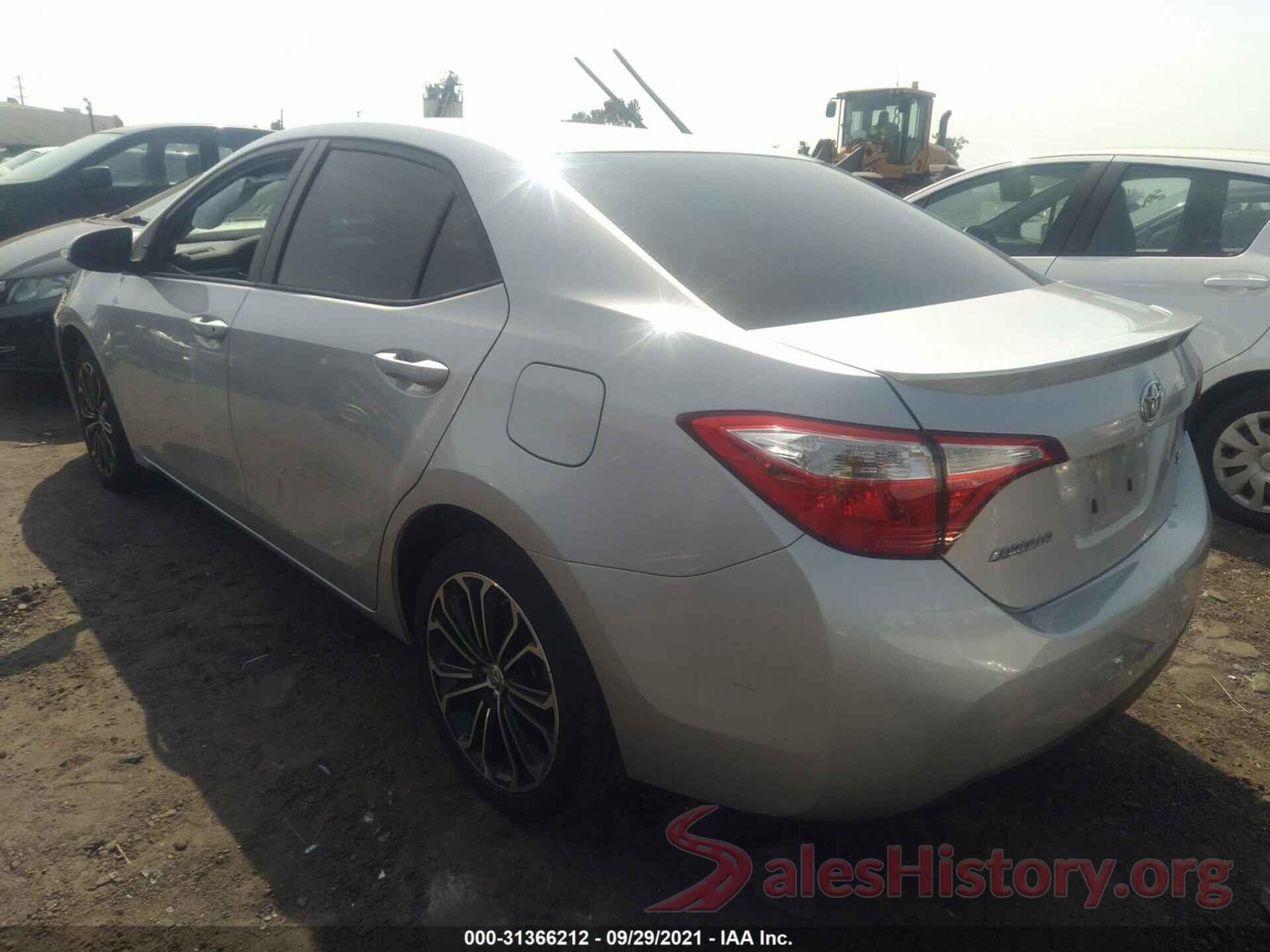 5YFBURHE2GP481354 2016 TOYOTA COROLLA