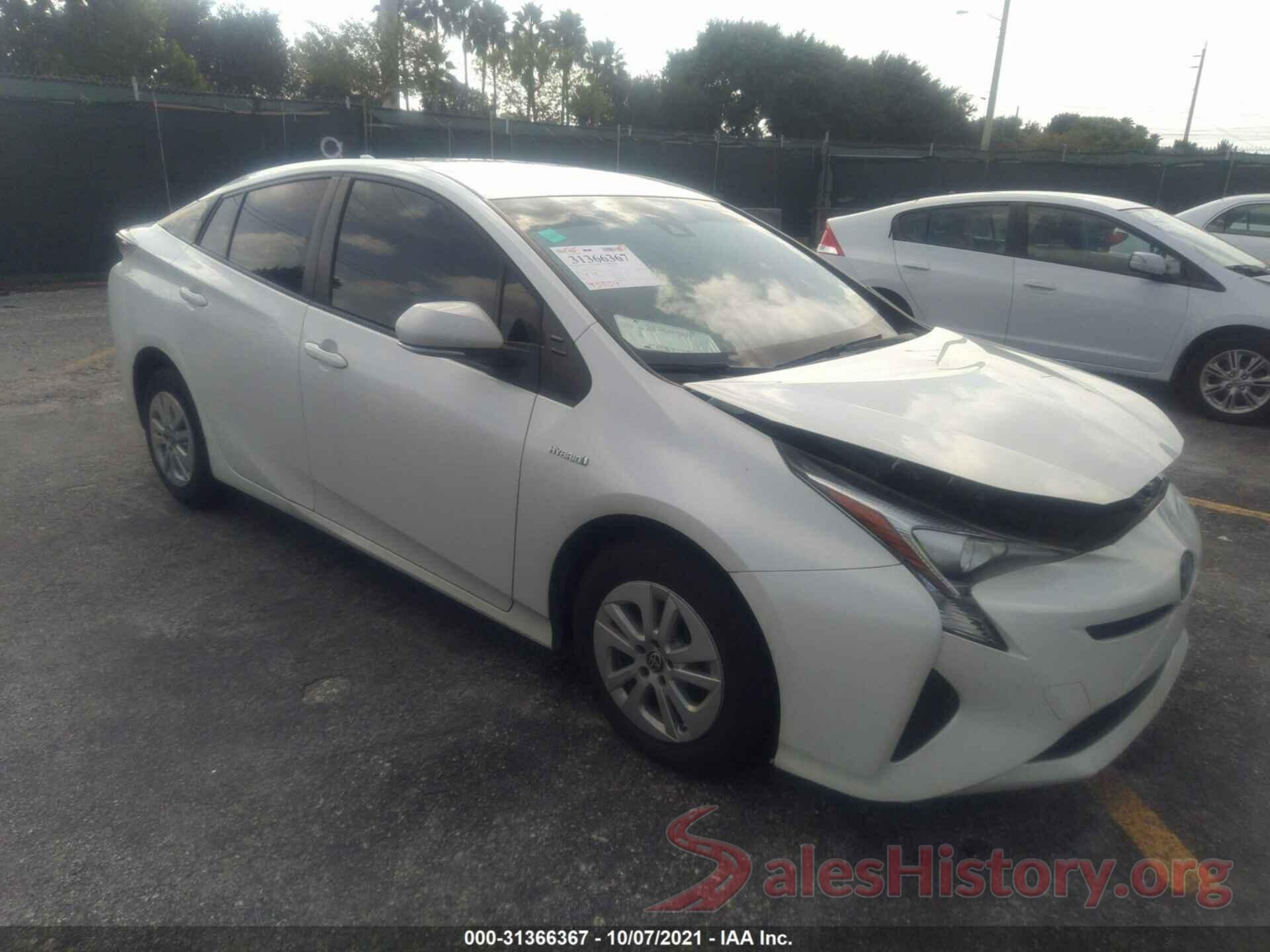 JTDKBRFU1J3057650 2018 TOYOTA PRIUS