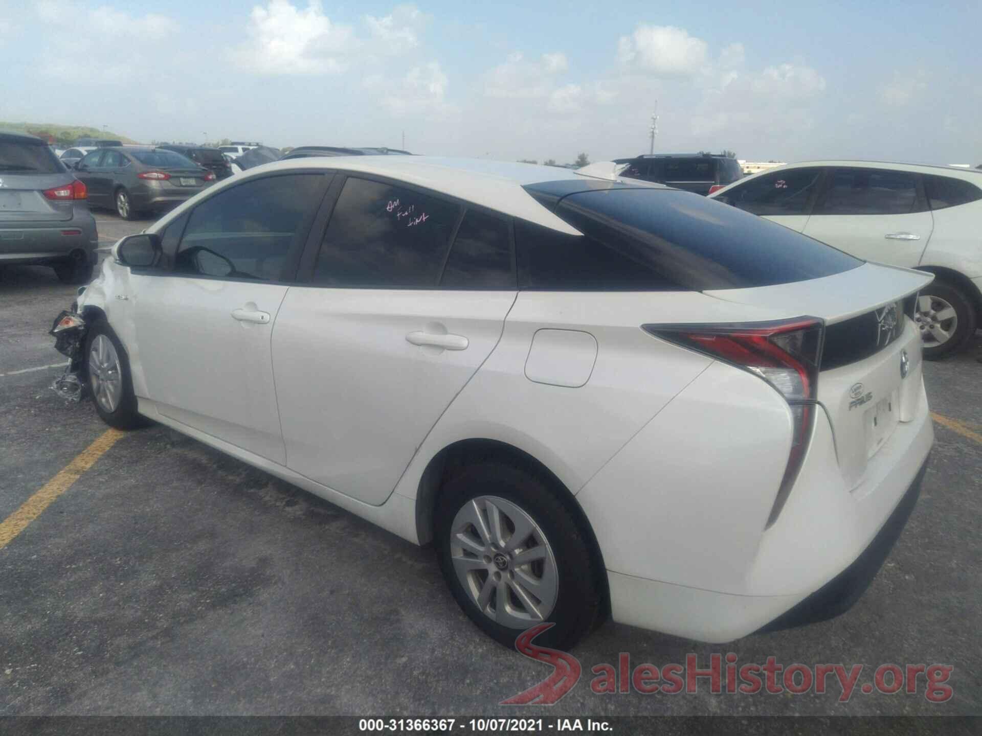 JTDKBRFU1J3057650 2018 TOYOTA PRIUS