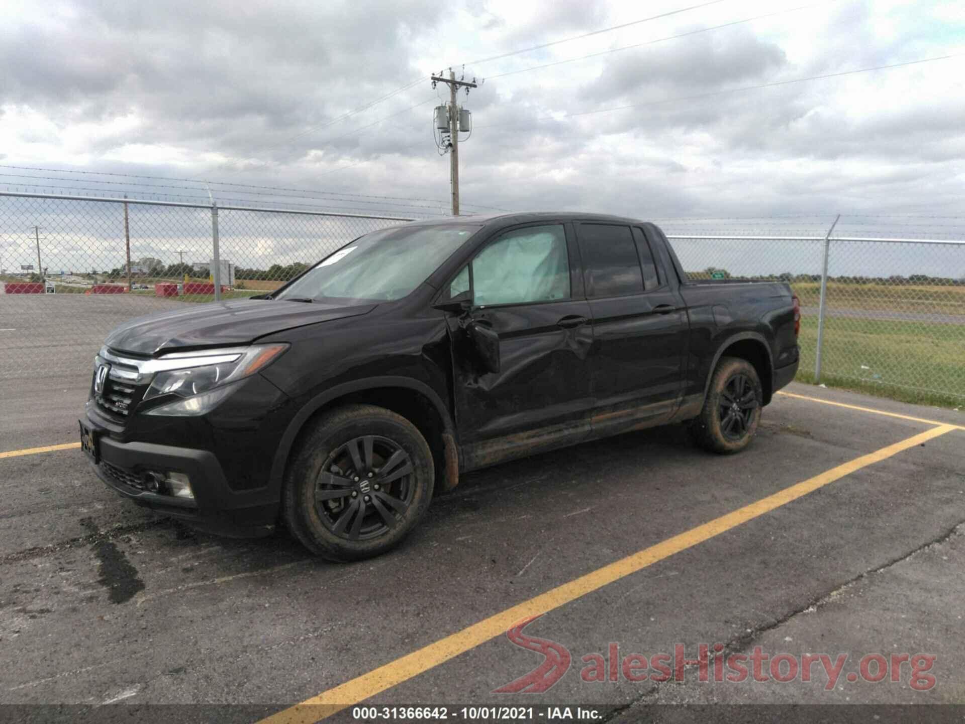 5FPYK3F14KB046053 2019 HONDA RIDGELINE