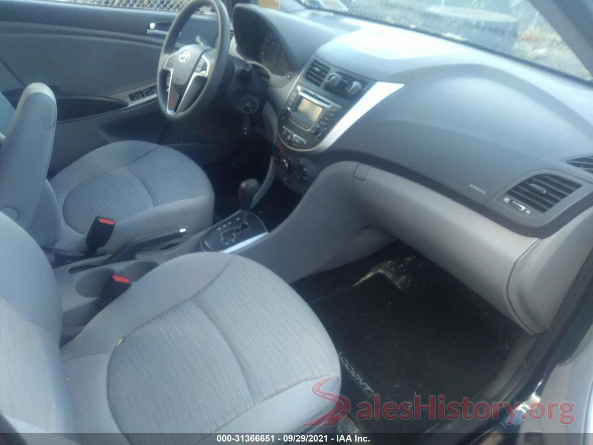 KMHCT5AE4HU354583 2017 HYUNDAI ACCENT