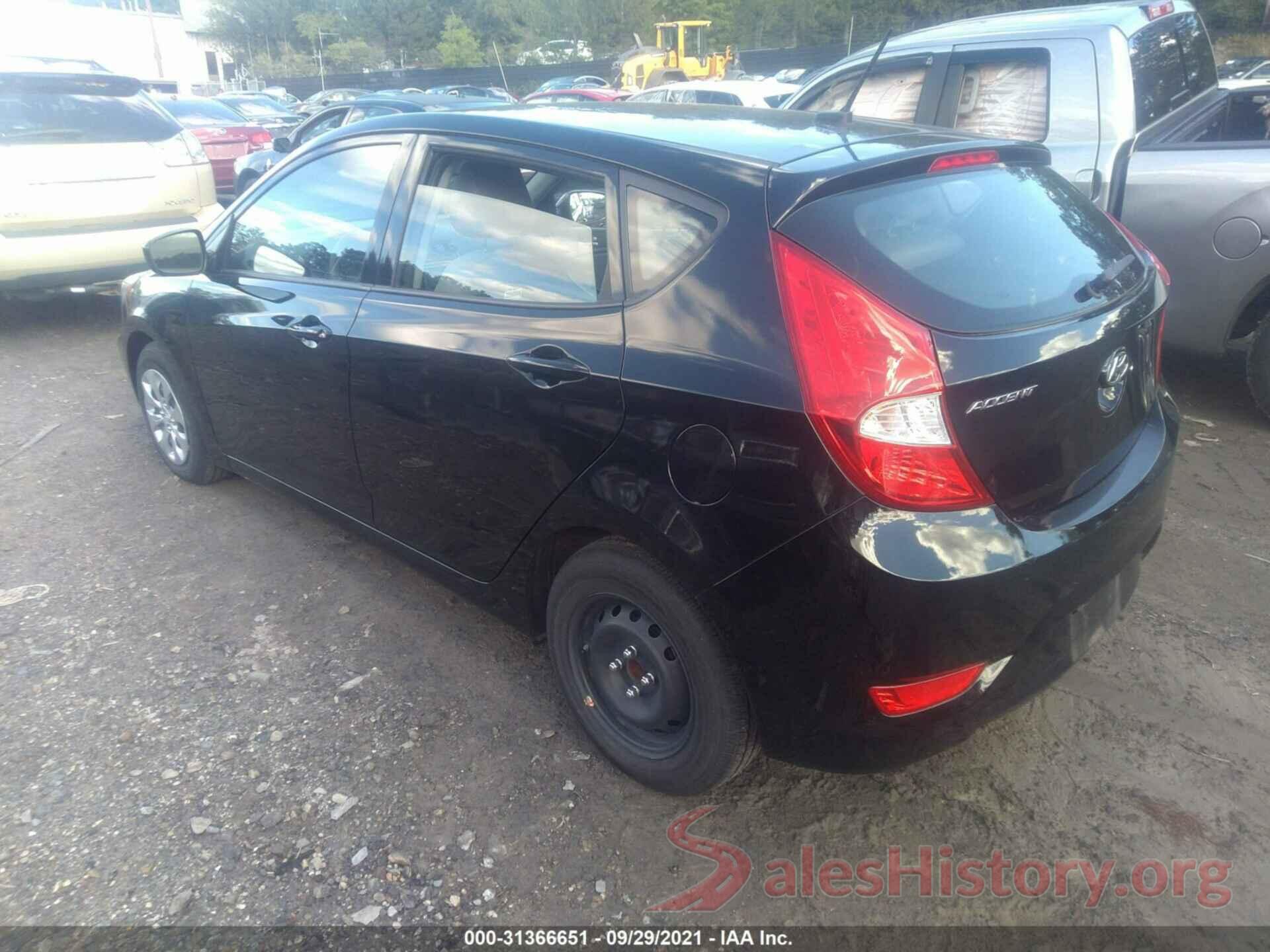 KMHCT5AE4HU354583 2017 HYUNDAI ACCENT