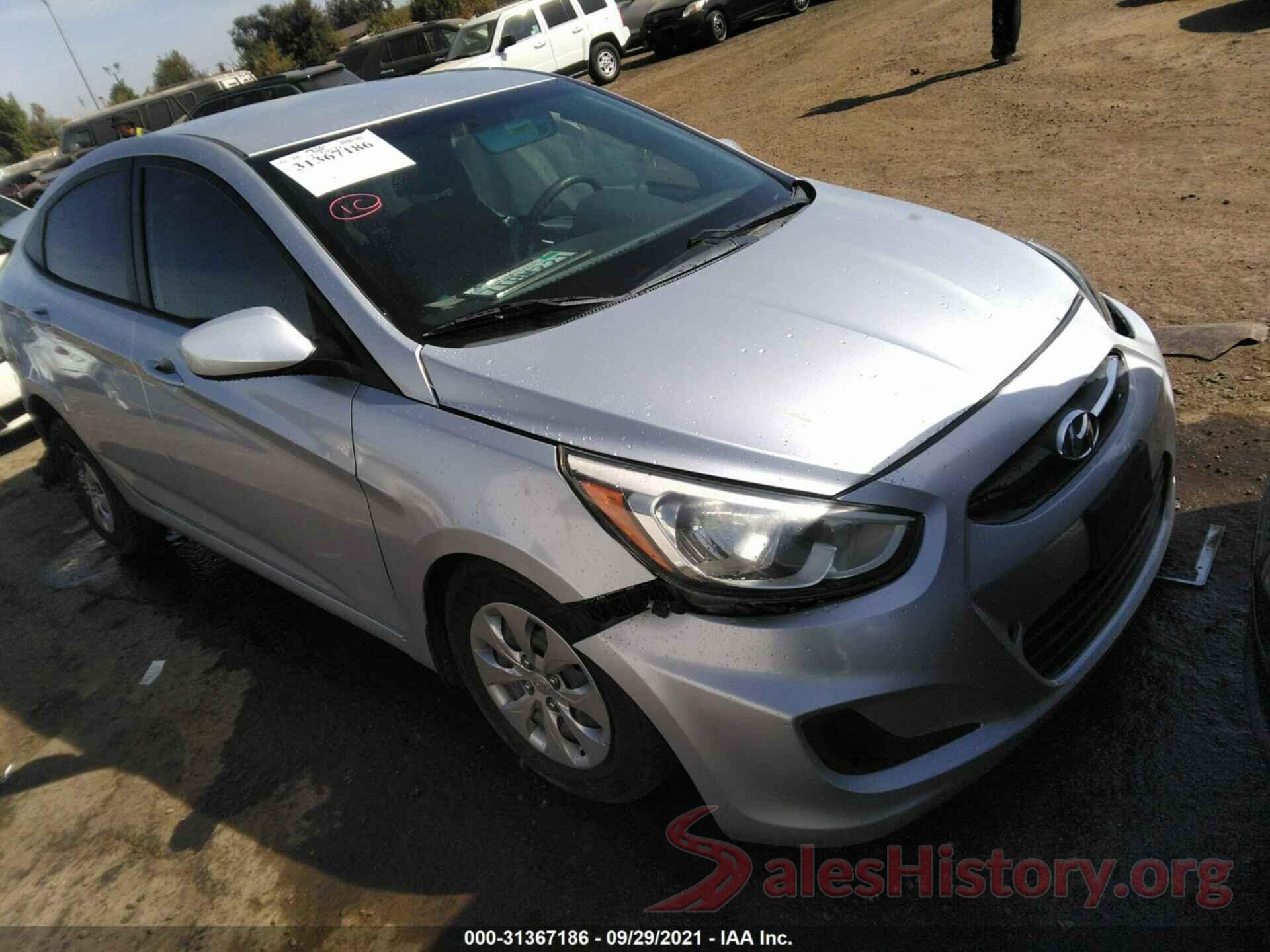 KMHCT4AEXGU949270 2016 HYUNDAI ACCENT