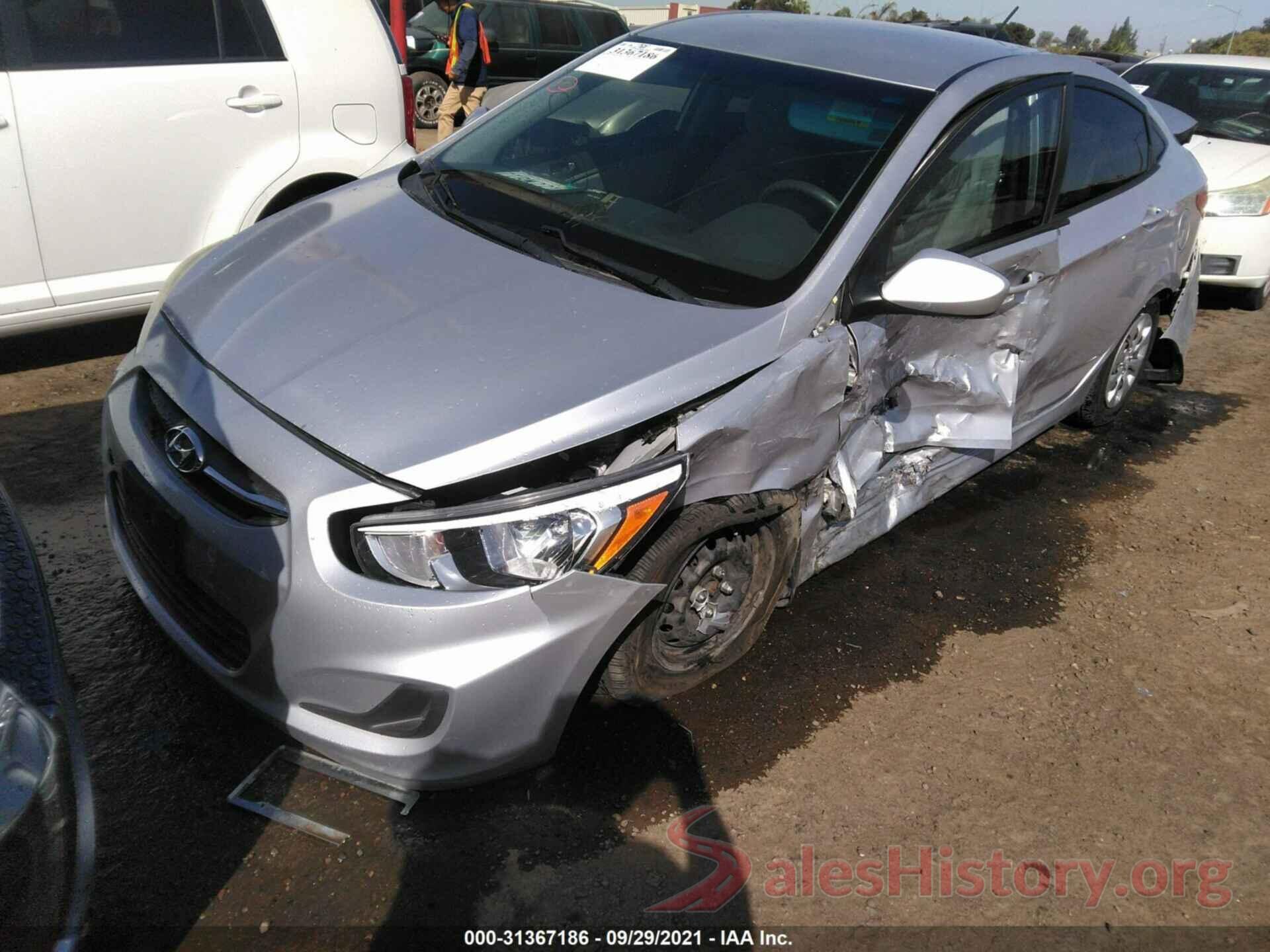 KMHCT4AEXGU949270 2016 HYUNDAI ACCENT