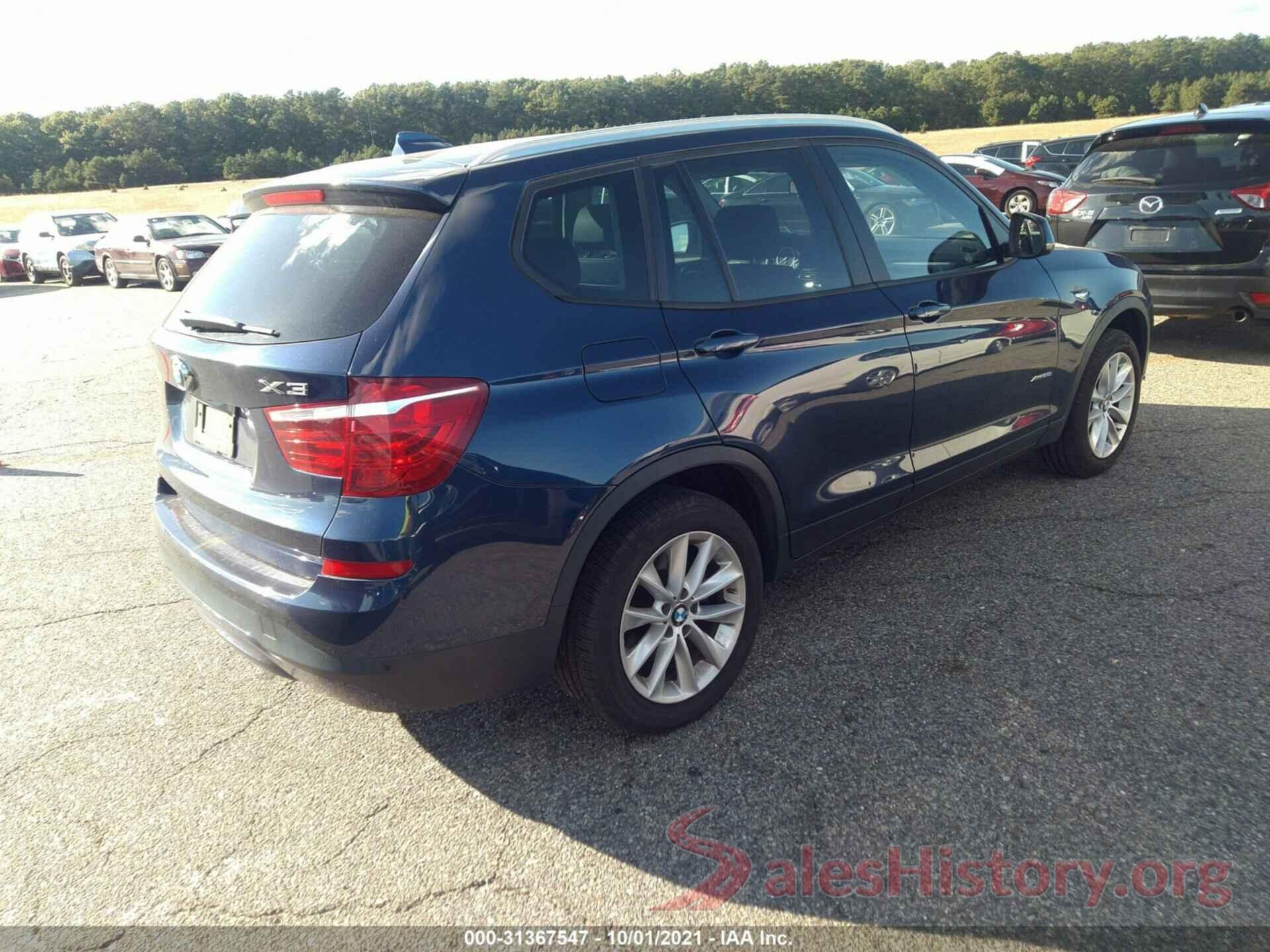 5UXWX9C37H0T21964 2017 BMW X3