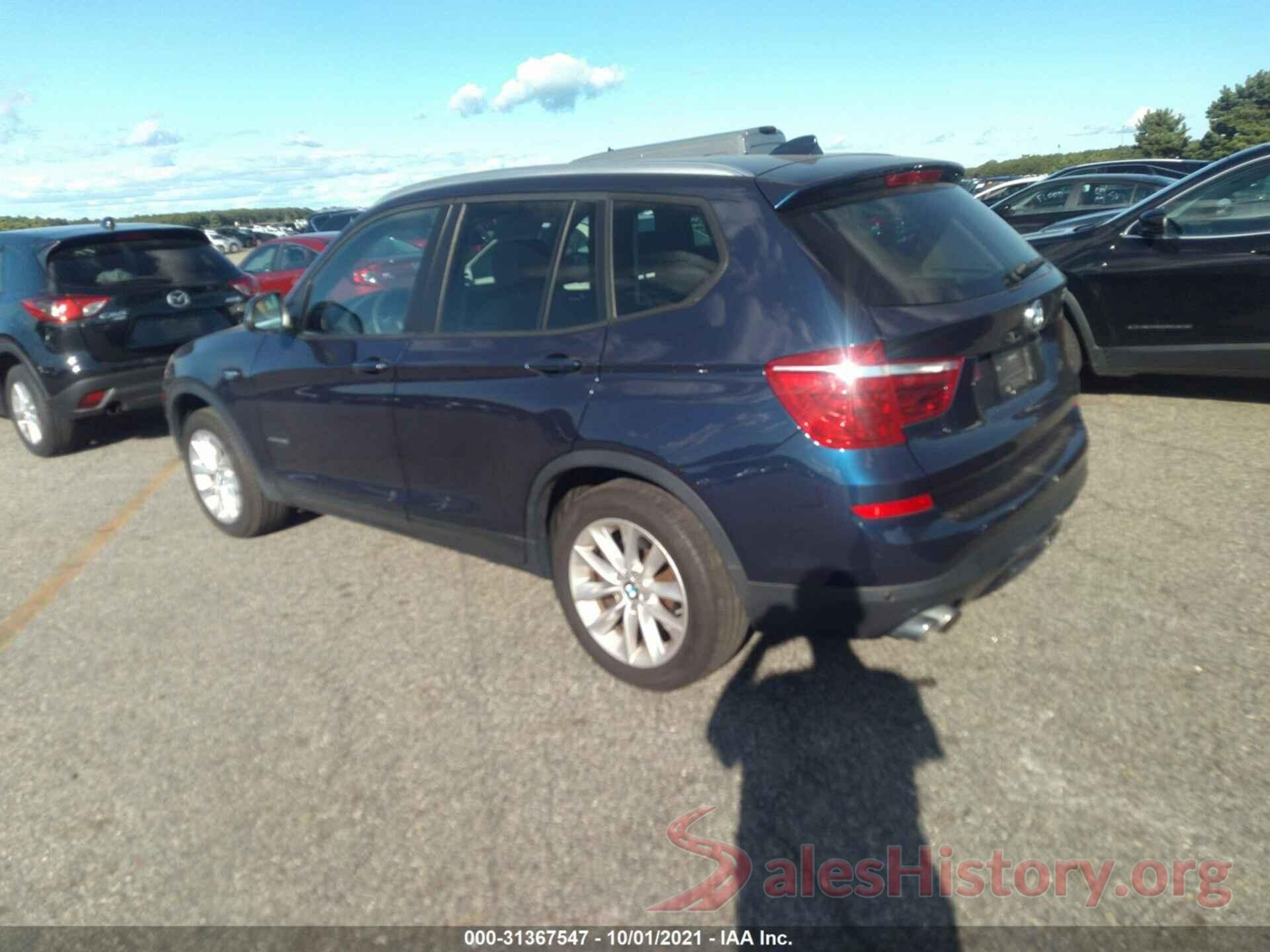 5UXWX9C37H0T21964 2017 BMW X3