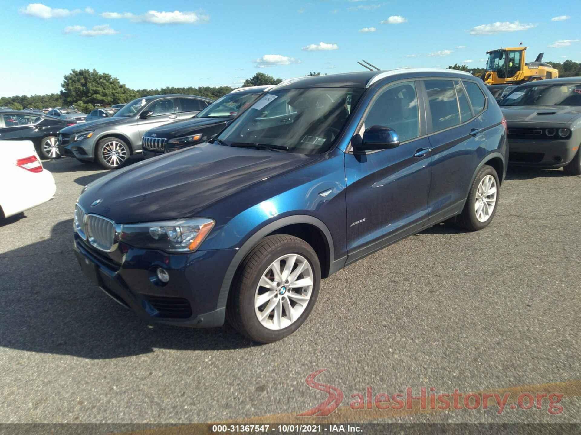 5UXWX9C37H0T21964 2017 BMW X3