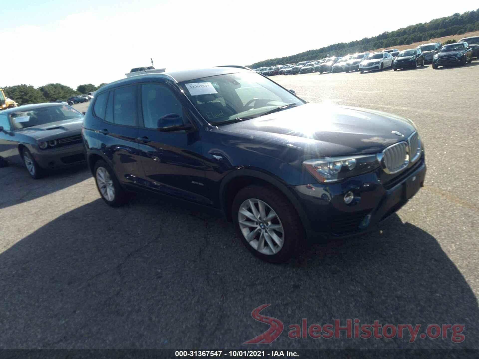 5UXWX9C37H0T21964 2017 BMW X3