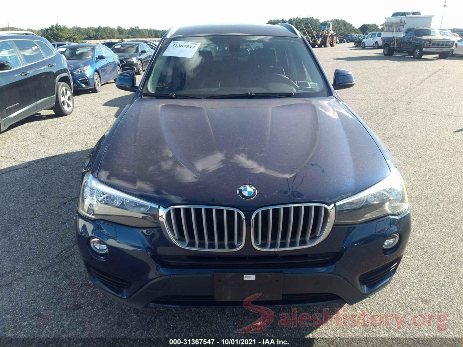 5UXWX9C37H0T21964 2017 BMW X3