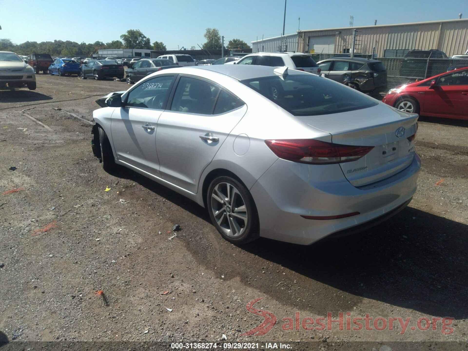 5NPD84LF9HH047494 2017 HYUNDAI ELANTRA