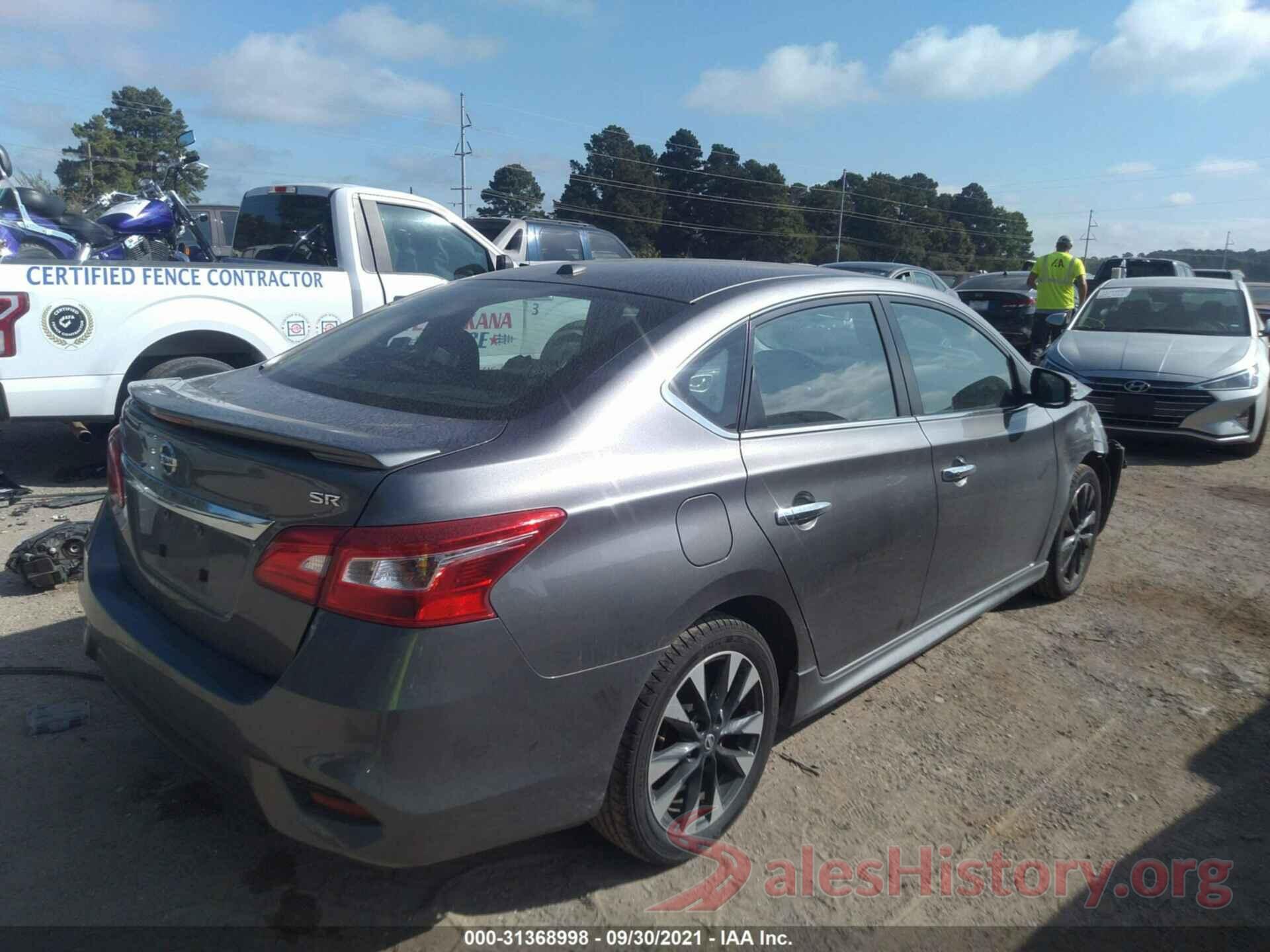 3N1AB7AP1KY373580 2019 NISSAN SENTRA