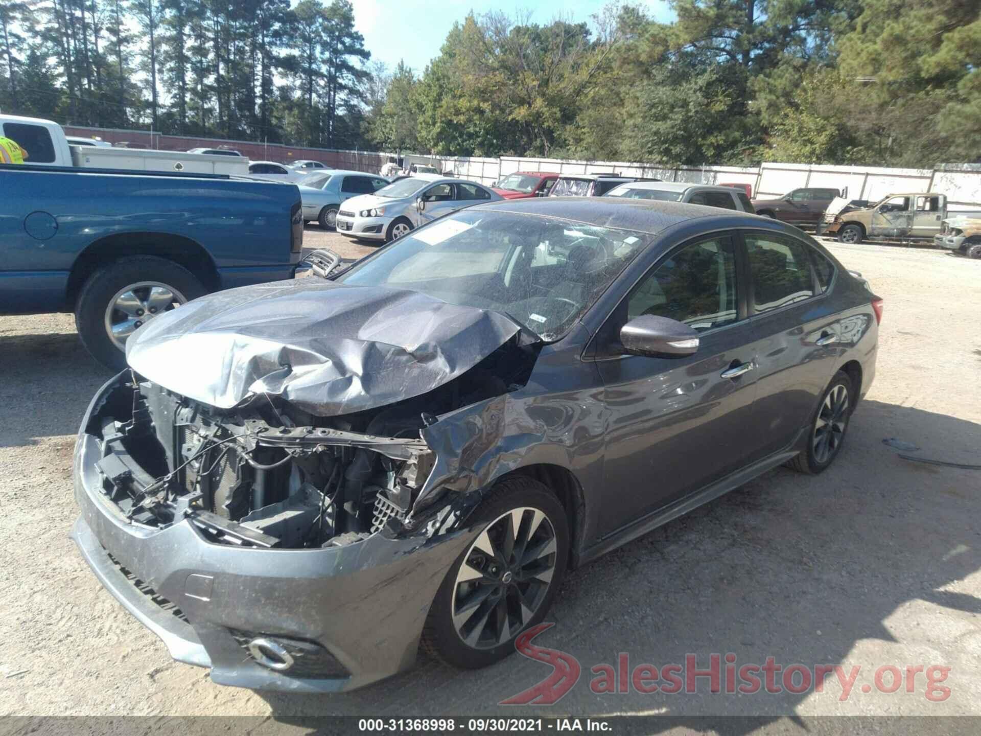 3N1AB7AP1KY373580 2019 NISSAN SENTRA