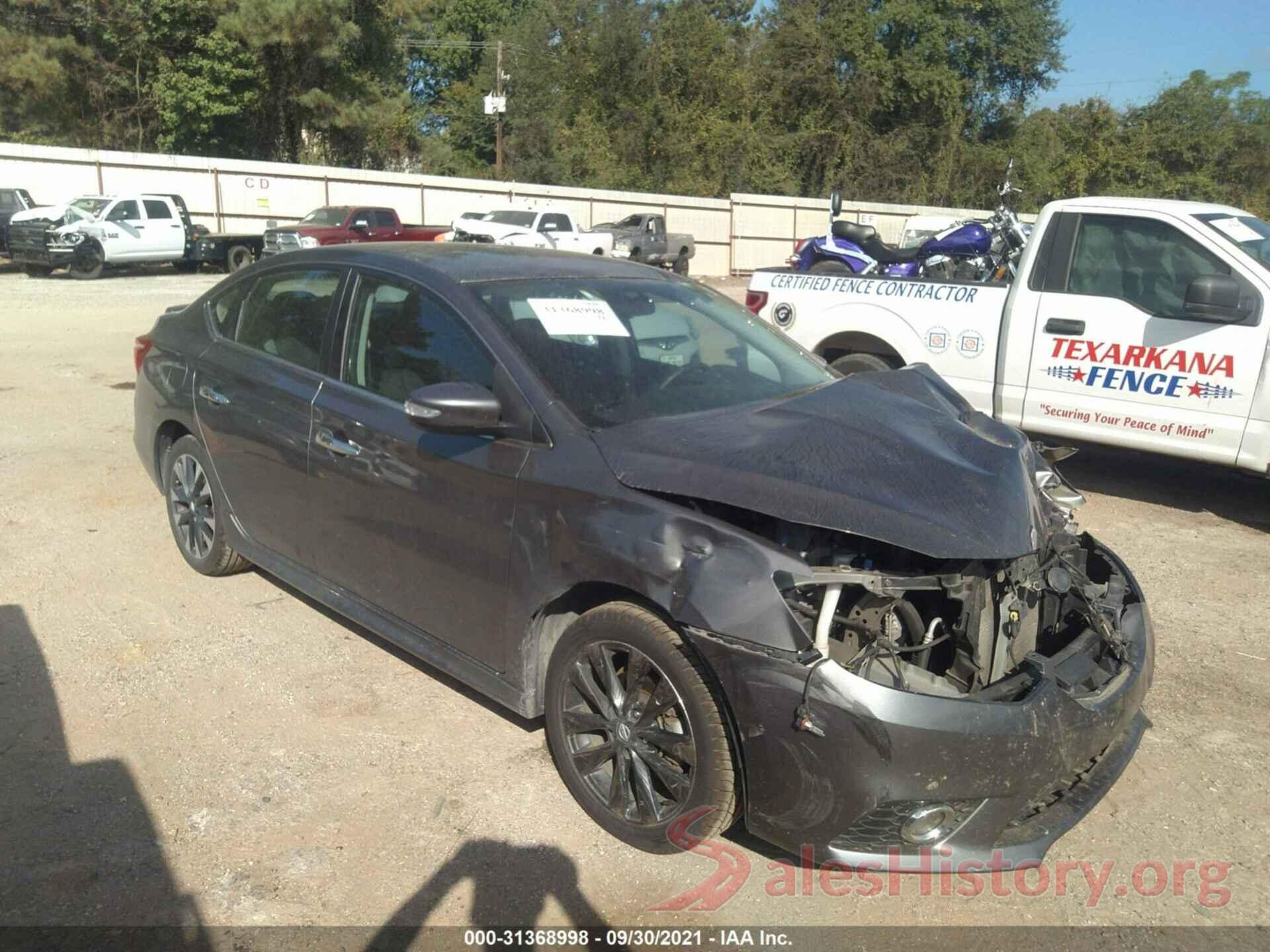 3N1AB7AP1KY373580 2019 NISSAN SENTRA