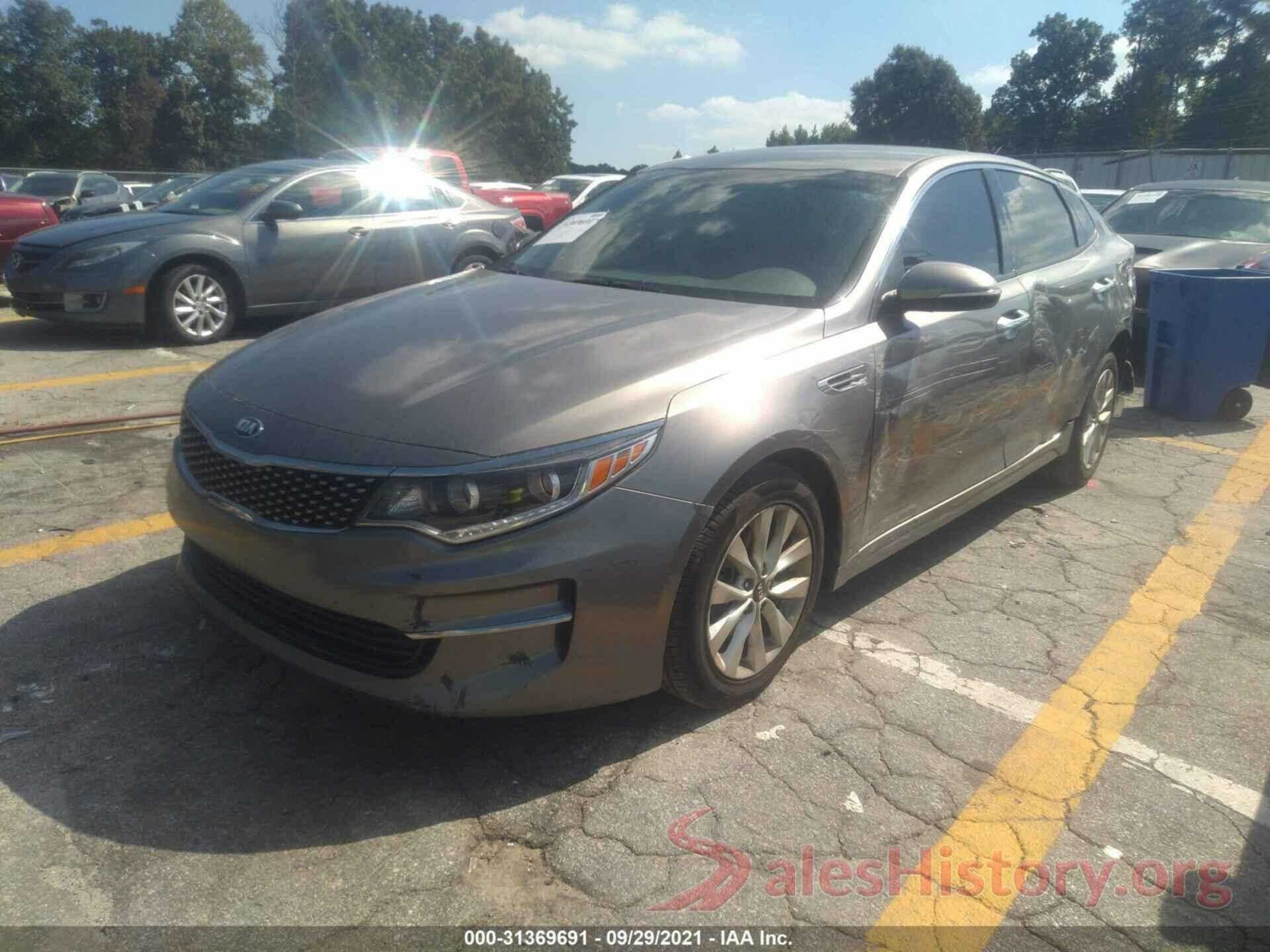 5XXGU4L39GG084392 2016 KIA OPTIMA