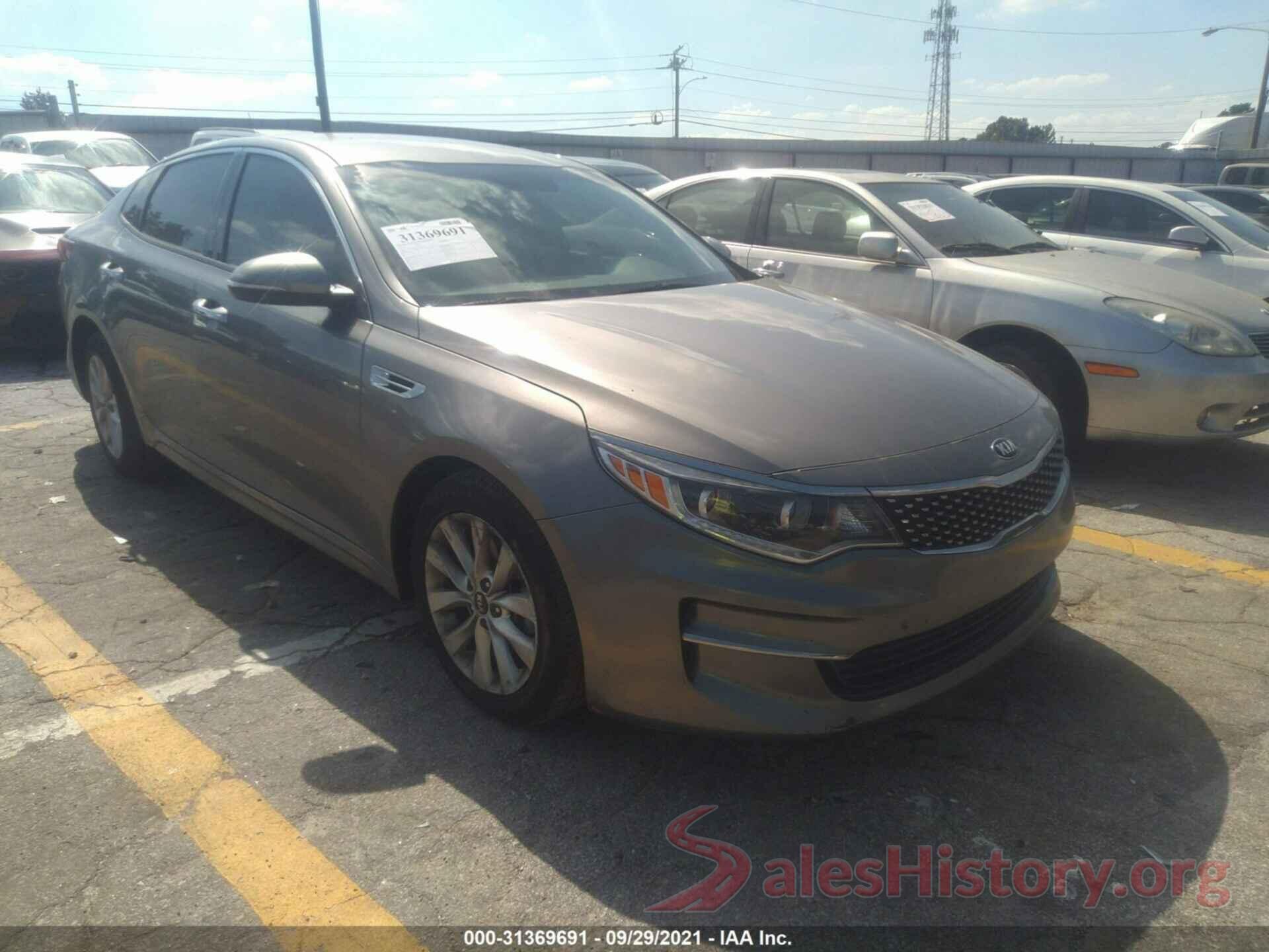 5XXGU4L39GG084392 2016 KIA OPTIMA