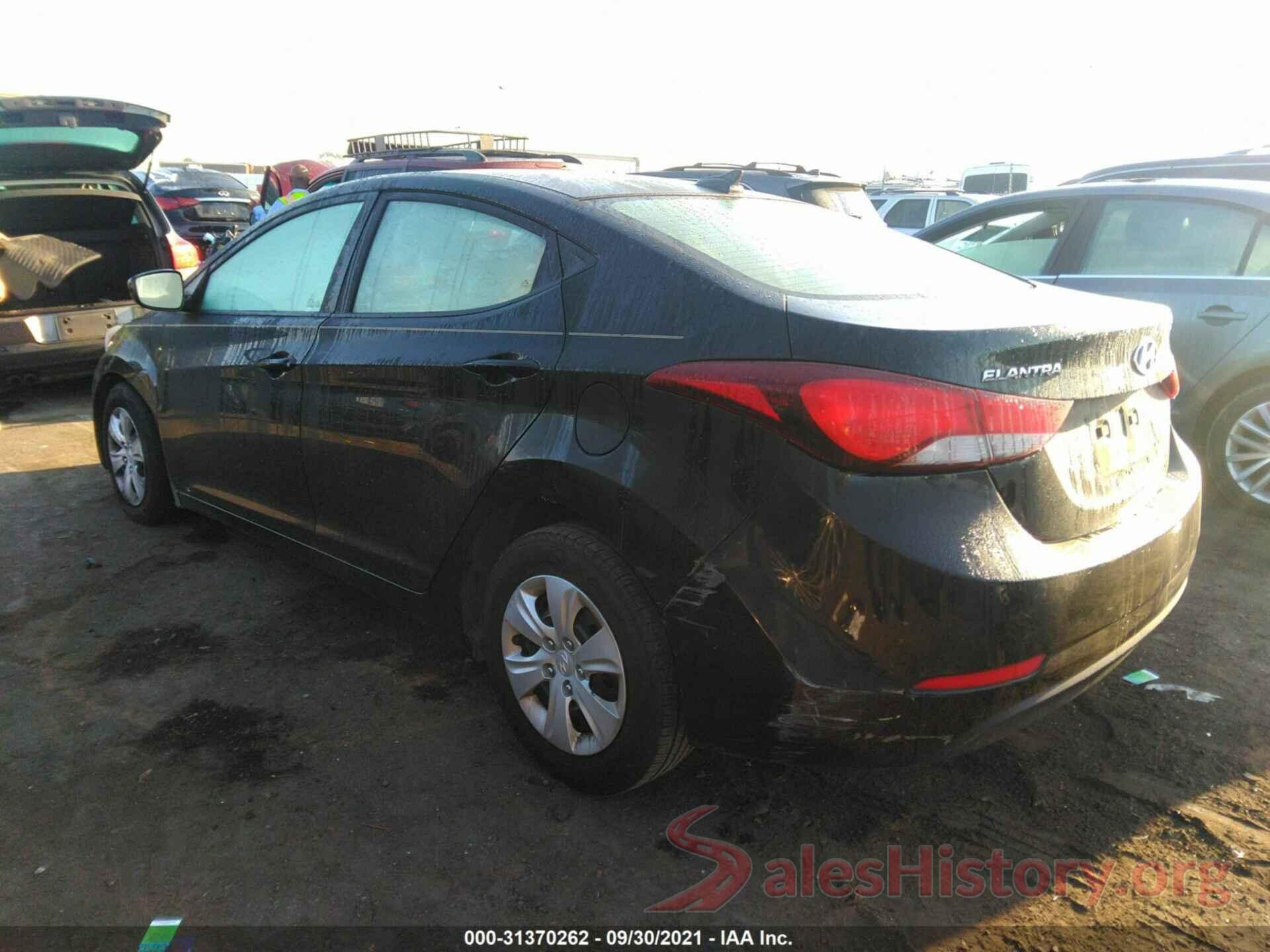 5NPDH4AEXGH746559 2016 HYUNDAI ELANTRA