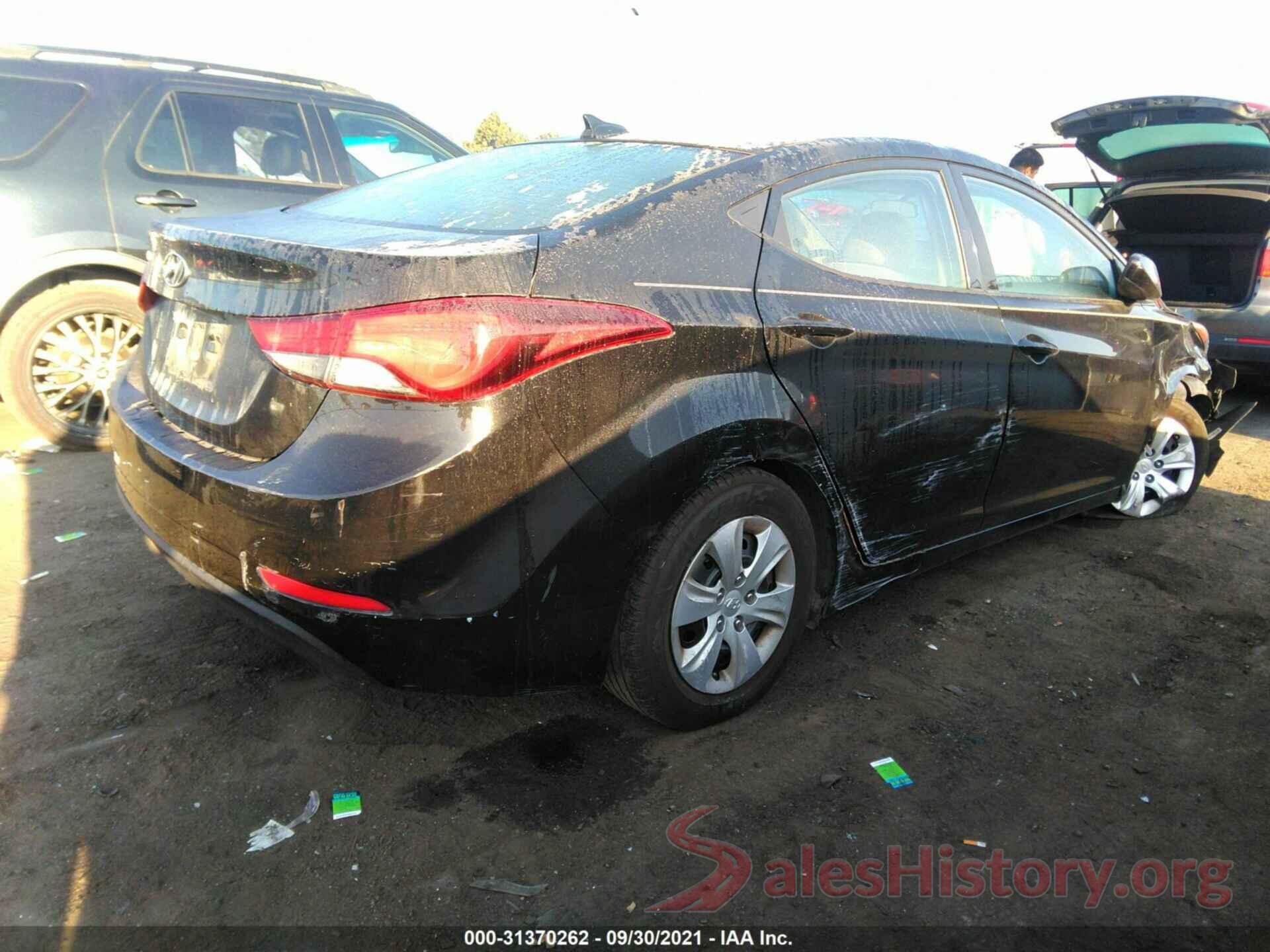 5NPDH4AEXGH746559 2016 HYUNDAI ELANTRA