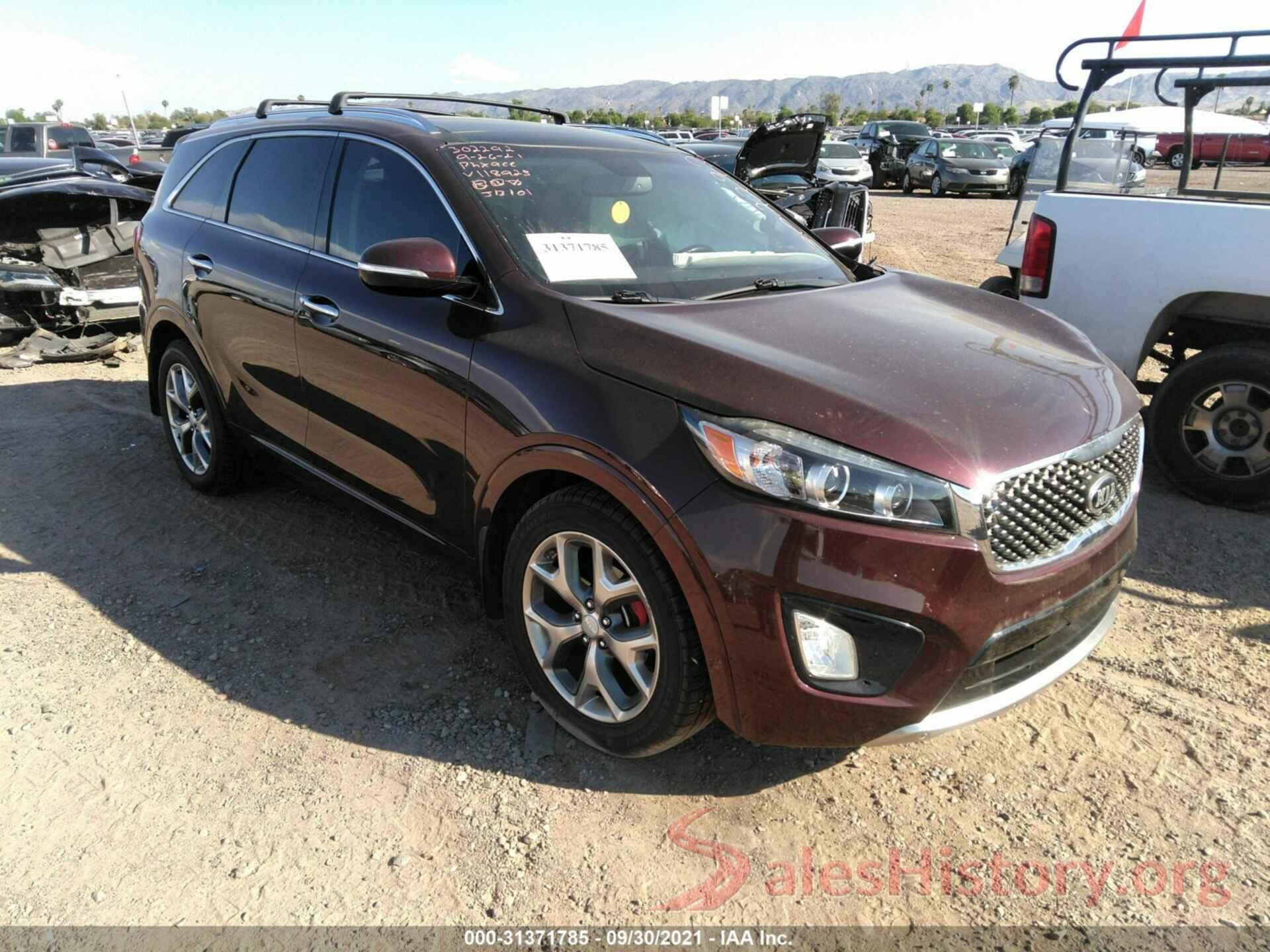 5XYPK4A56GG118925 2016 KIA SORENTO