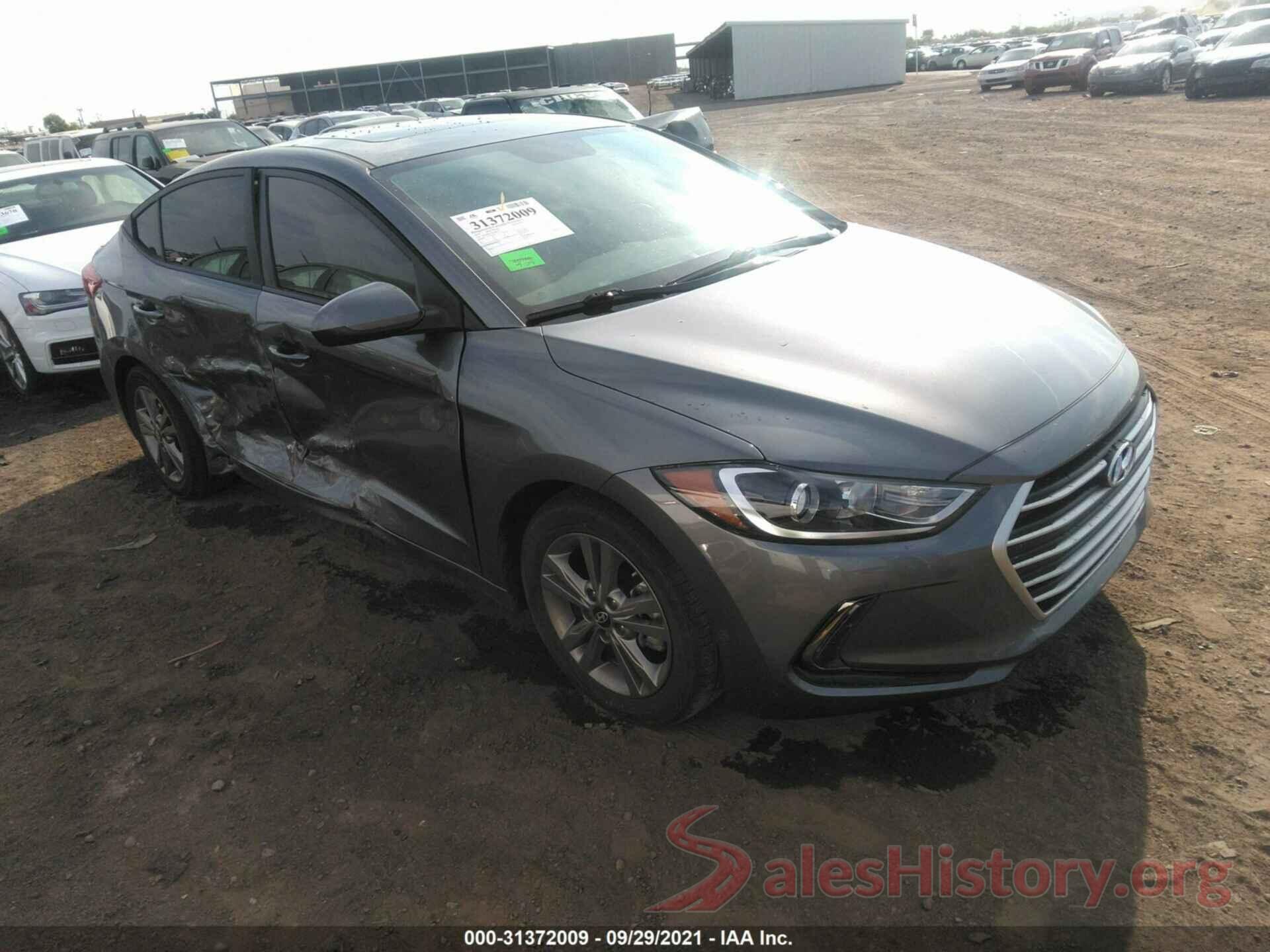 5NPD84LF1JH380374 2018 HYUNDAI ELANTRA