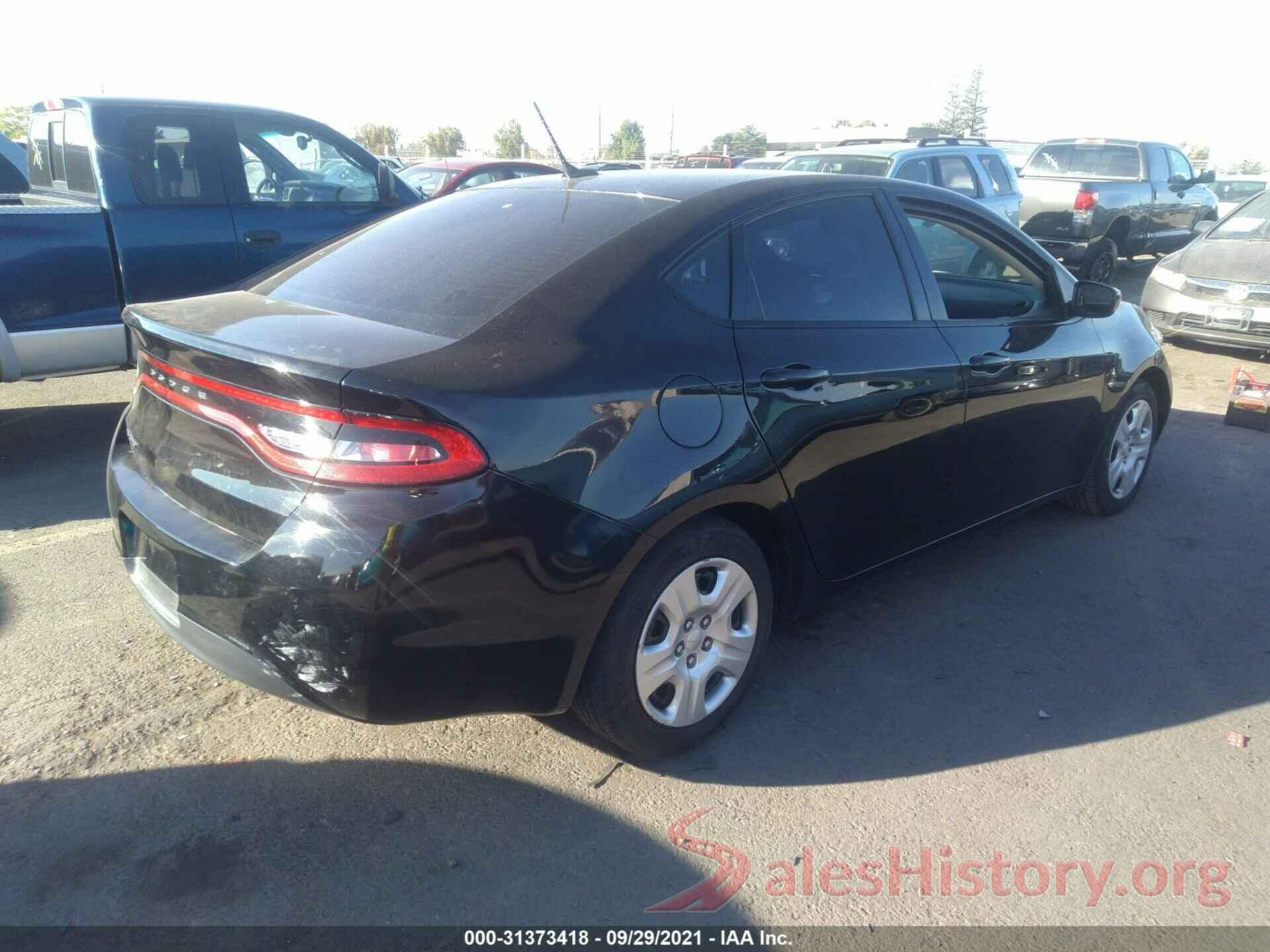 1C3CDFAA0GD592793 2016 DODGE DART