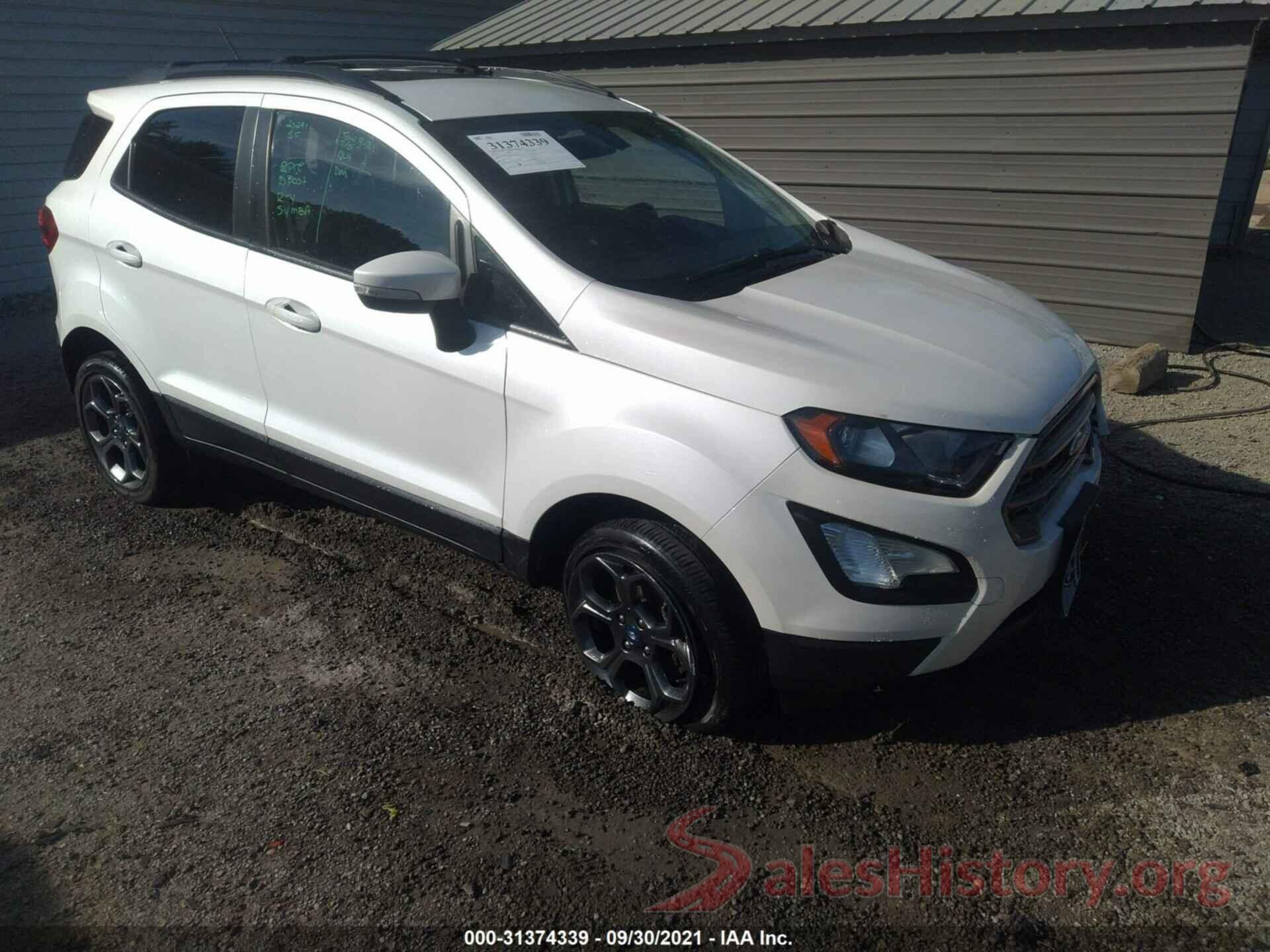 MAJ6P1CL0JC194682 2018 FORD ECOSPORT