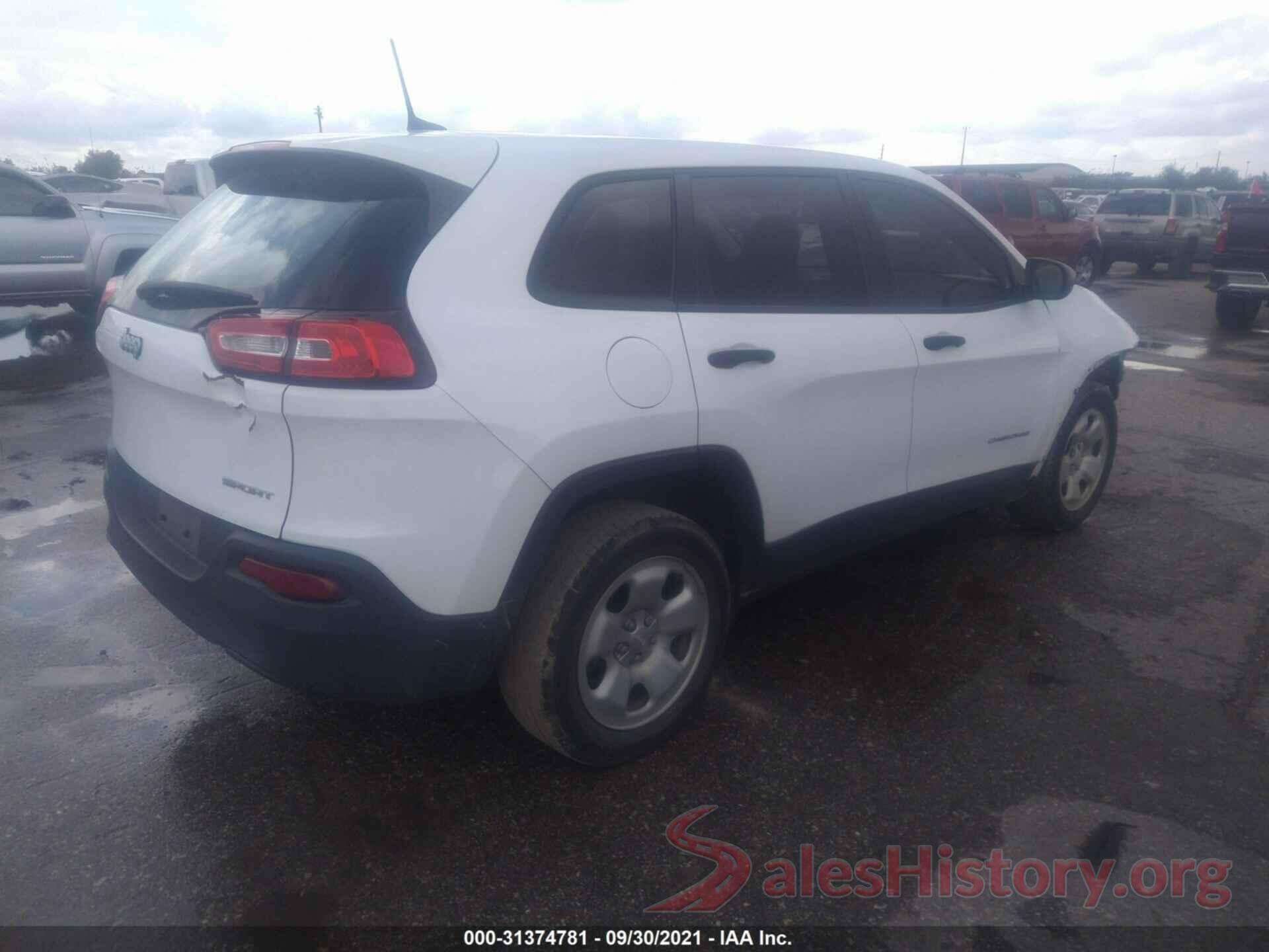 1C4PJLAB6HD235813 2017 JEEP CHEROKEE