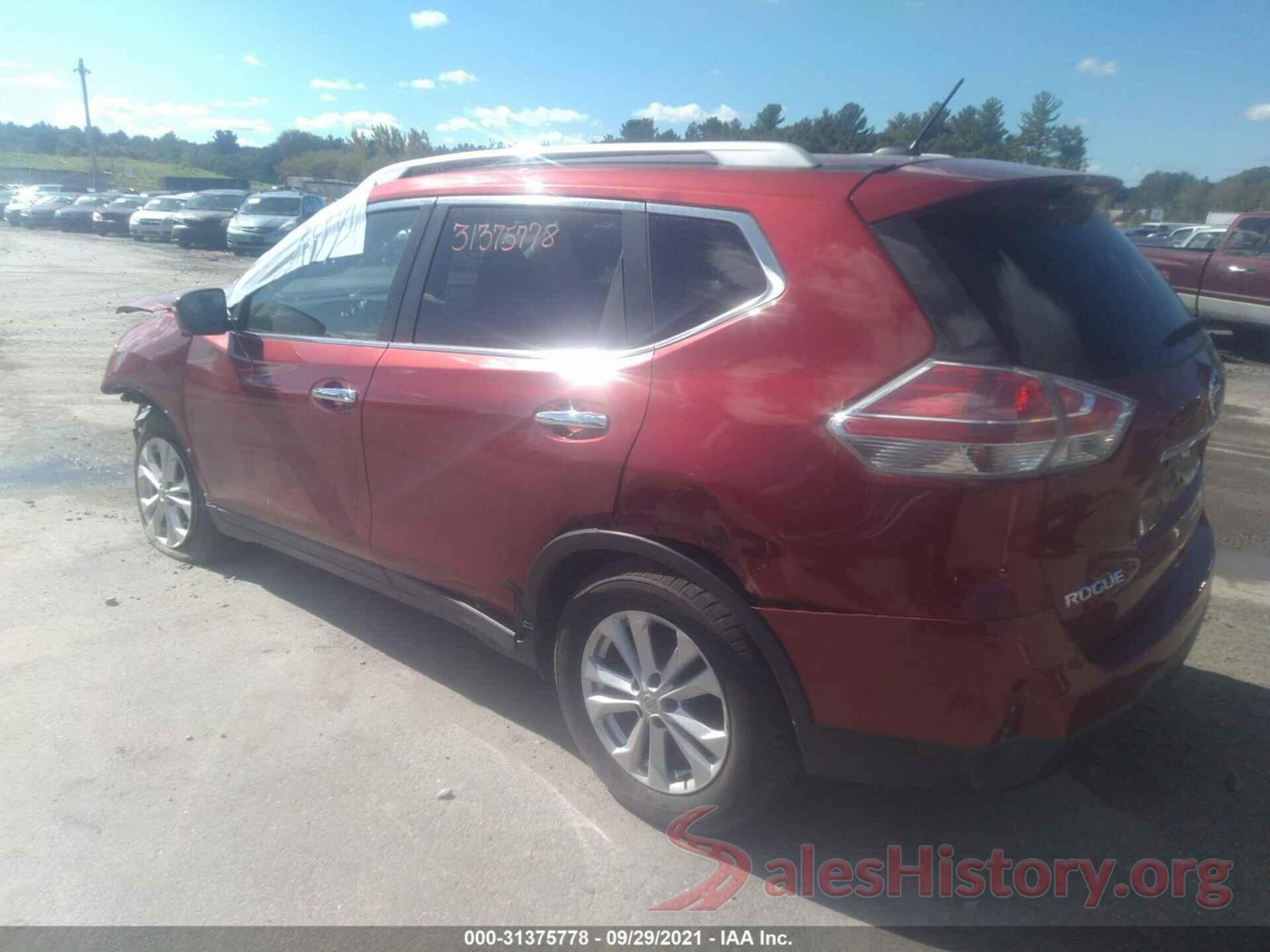 5N1AT2MN1GC865464 2016 NISSAN ROGUE