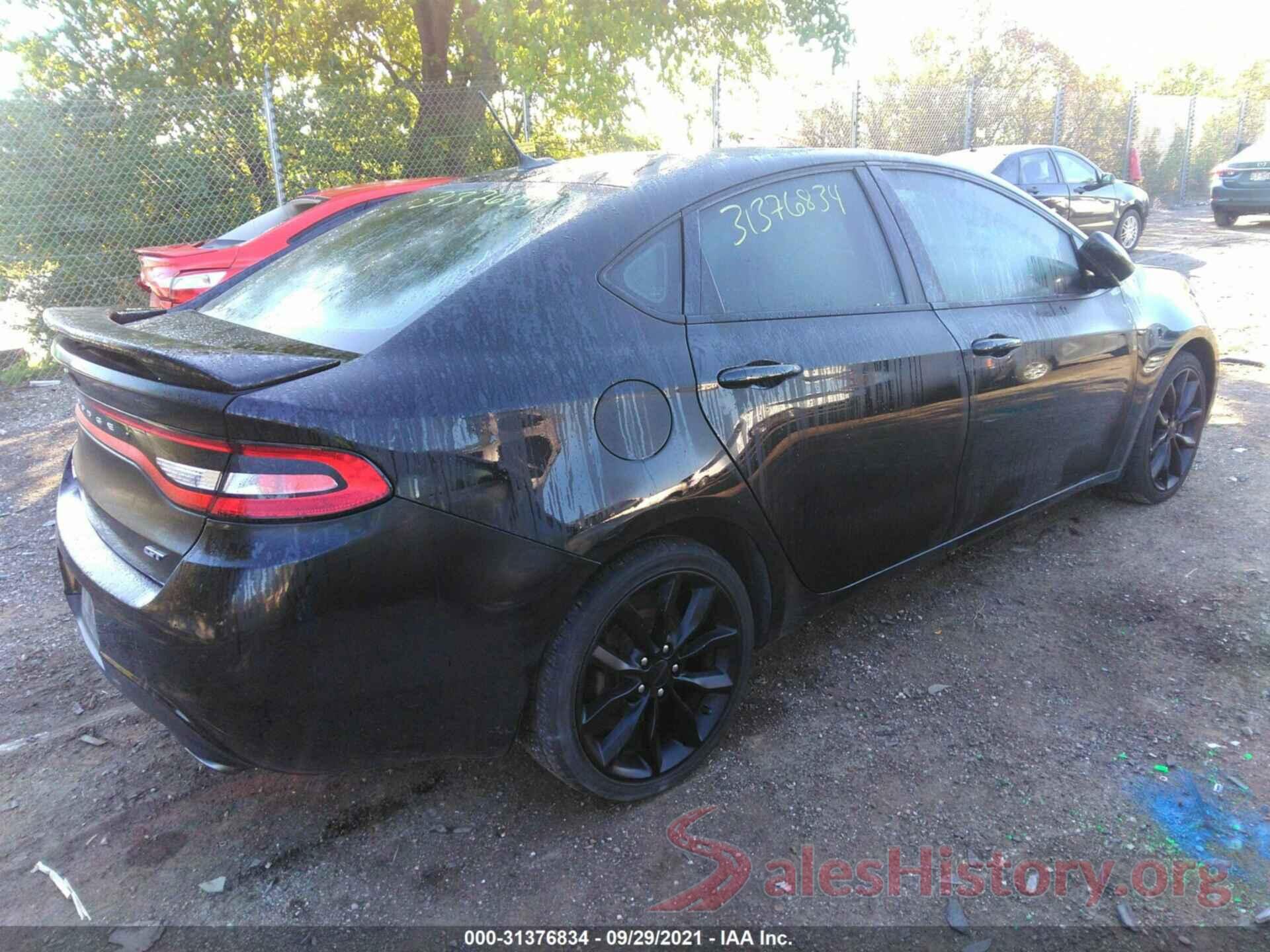 1C3CDFEB3GD729017 2016 DODGE DART