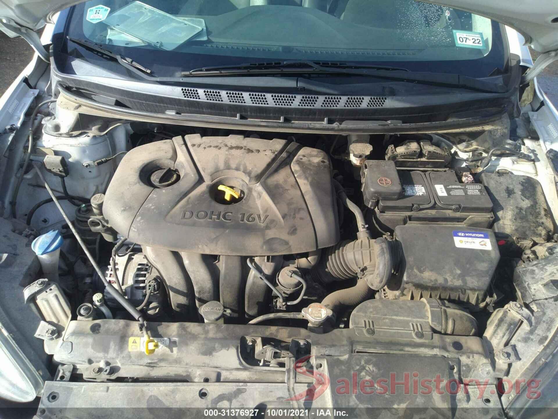 KMHDH4AEXGU552471 2016 HYUNDAI ELANTRA